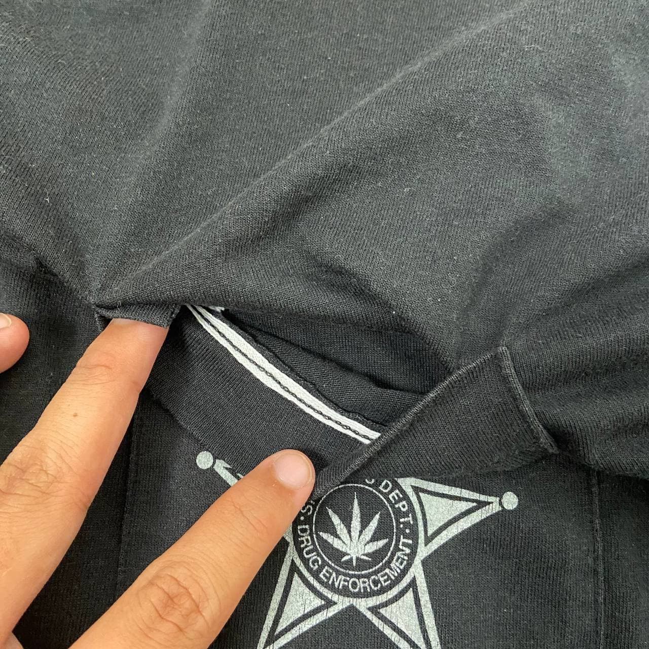 Vintage Vintage 90s Sheriff Drug Enforcement Pocket Tees Size US XXL / EU 58 / 5 - 7 Thumbnail