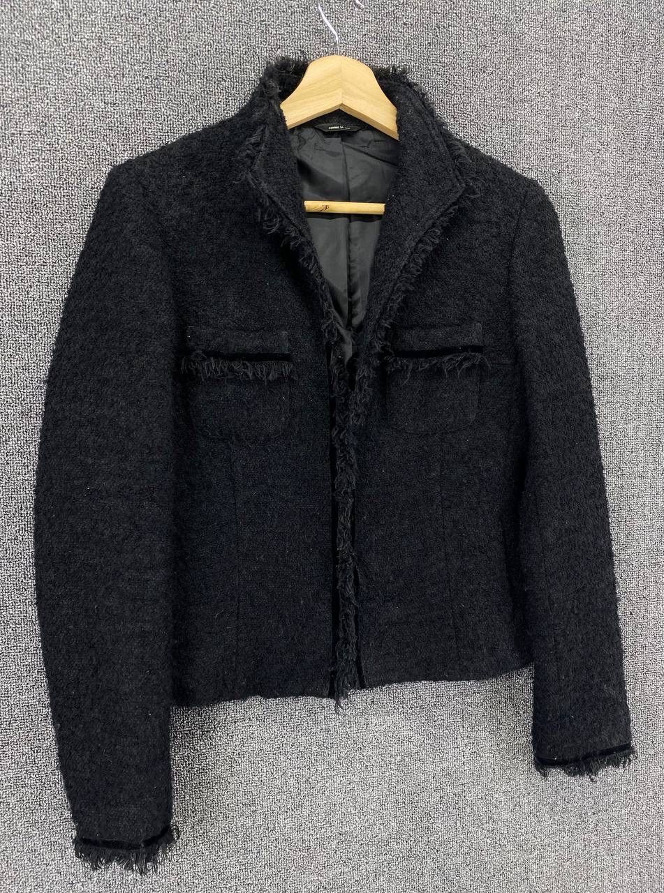 Comme Ca Ism Vintage Comme Ca Ism Fur Cardigan Chanel Style Tweed Jacket Size M / US 6-8 / IT 42-44 - 6 Thumbnail