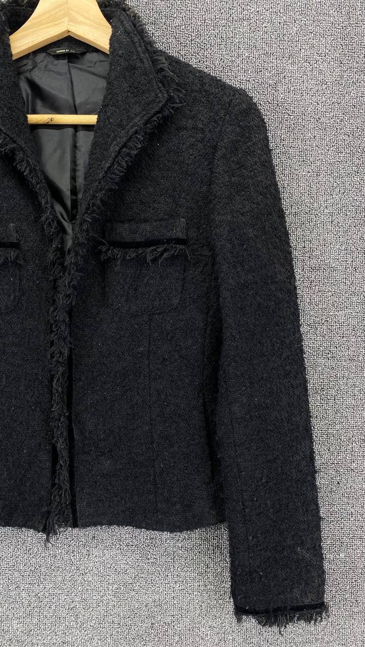 Comme Ca Ism Vintage Comme Ca Ism Fur Cardigan Chanel Style Tweed Jacket Size M / US 6-8 / IT 42-44 - 4 Thumbnail