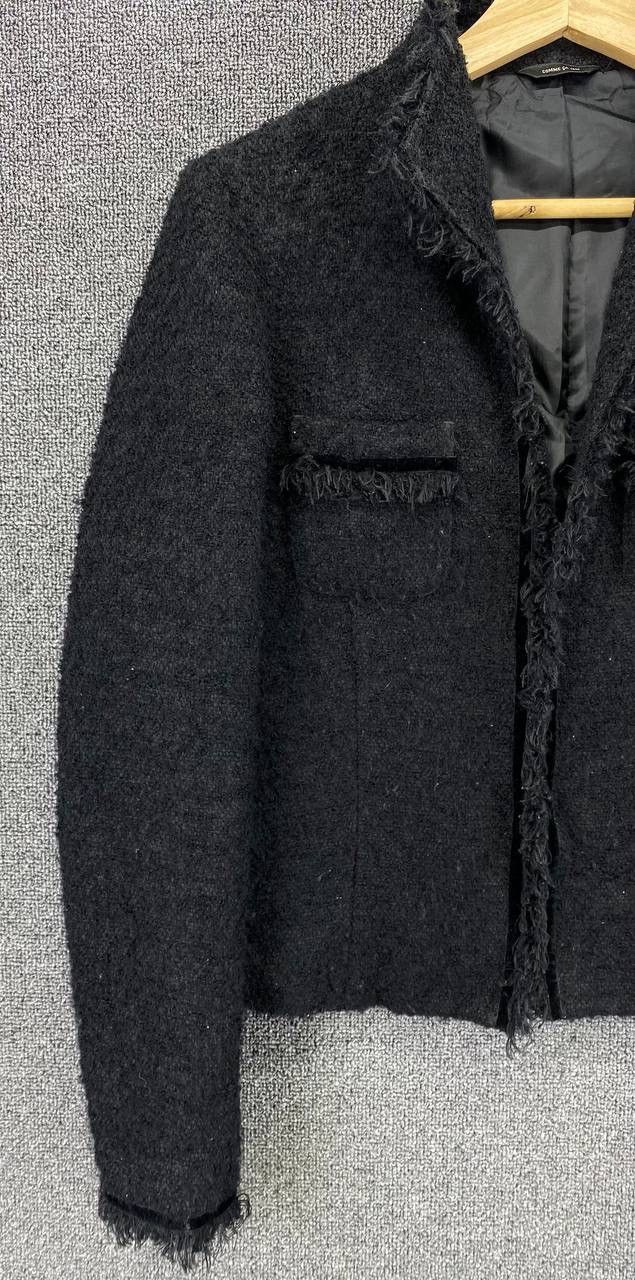 Comme Ca Ism Vintage Comme Ca Ism Fur Cardigan Chanel Style Tweed Jacket Size M / US 6-8 / IT 42-44 - 3 Thumbnail