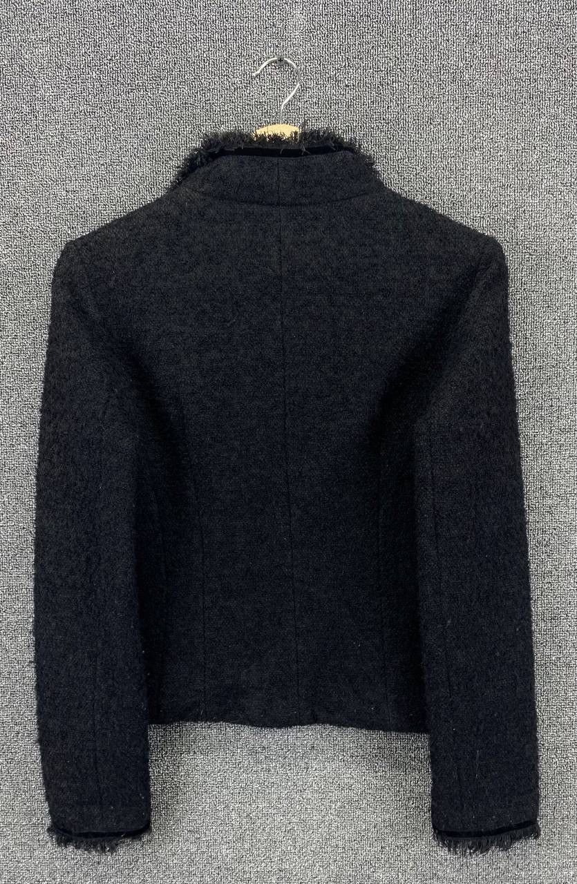 Comme Ca Ism Vintage Comme Ca Ism Fur Cardigan Chanel Style Tweed Jacket Size M / US 6-8 / IT 42-44 - 12 Thumbnail