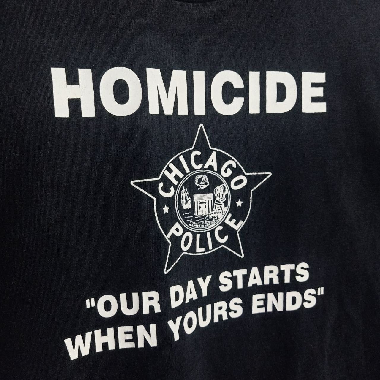 Vintage Vintage Y2K Homicide Chicago Police Faded Tee Size US S / EU 44-46 / 1 - 3 Thumbnail