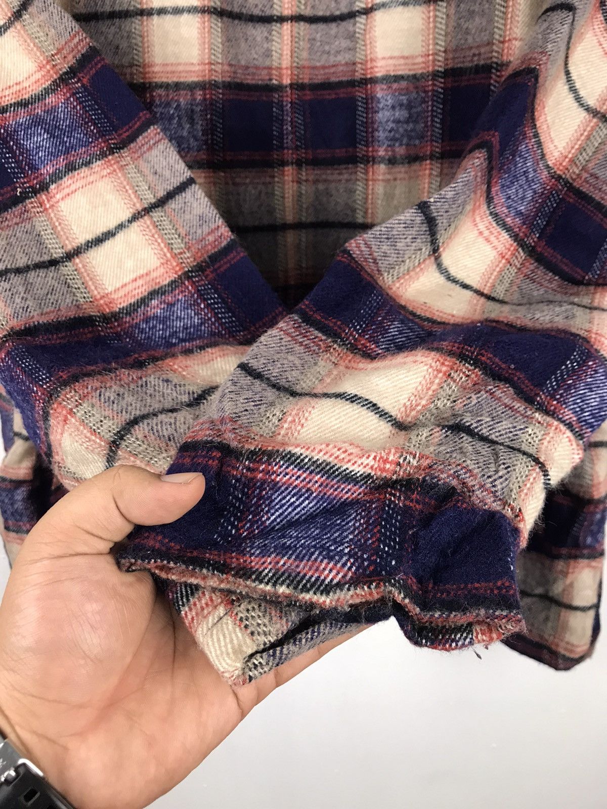 Japanese Brand × Vintage Plenty Tough Checkered wool Full zipper jacket Size US M / EU 48-50 / 2 - 4 Thumbnail