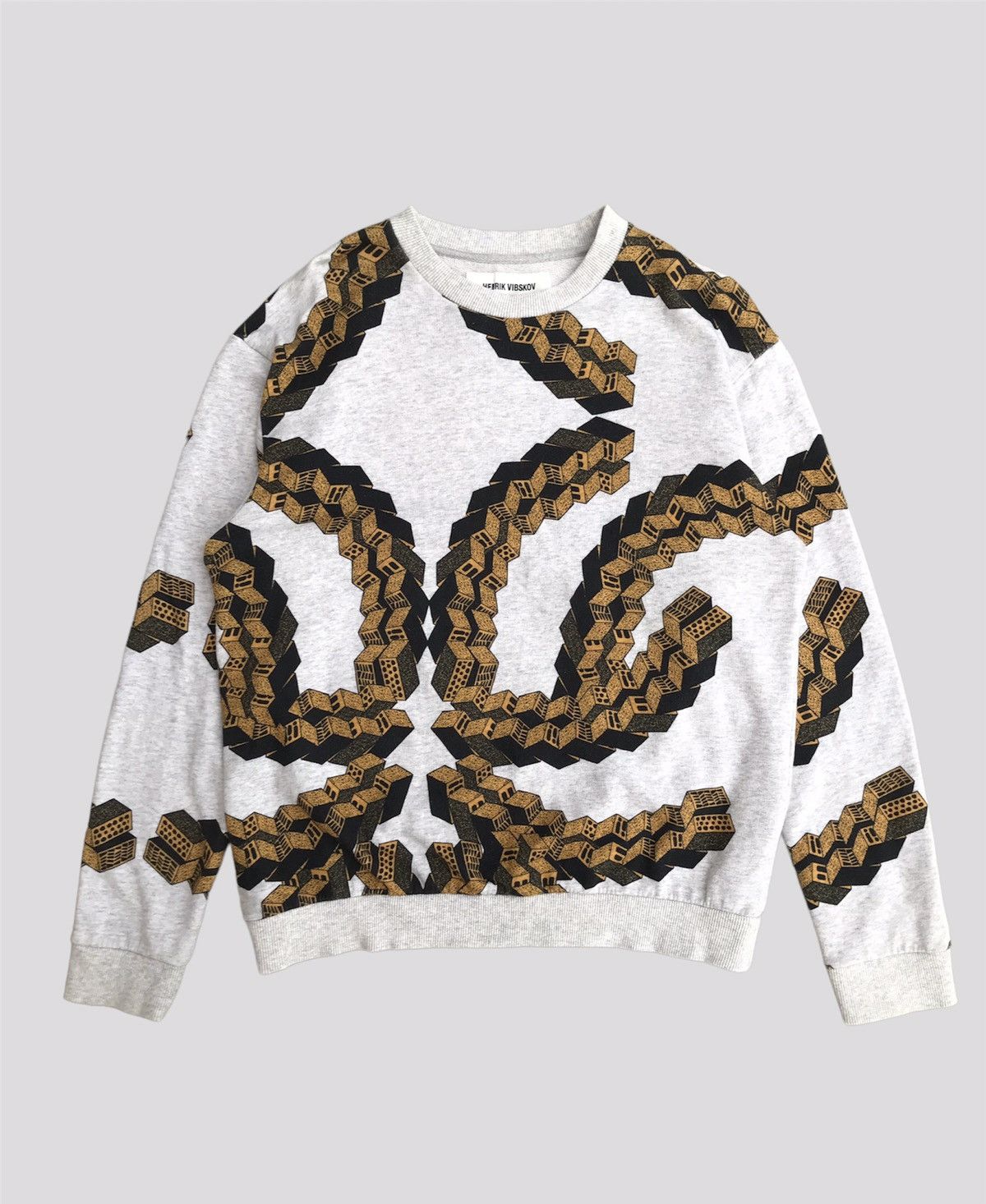 Henrik Vibskov Henrik Vibskov Sweatshirt Sticky Brick Fingers Size US S / EU 44-46 / 1 - 1 Thumbnail