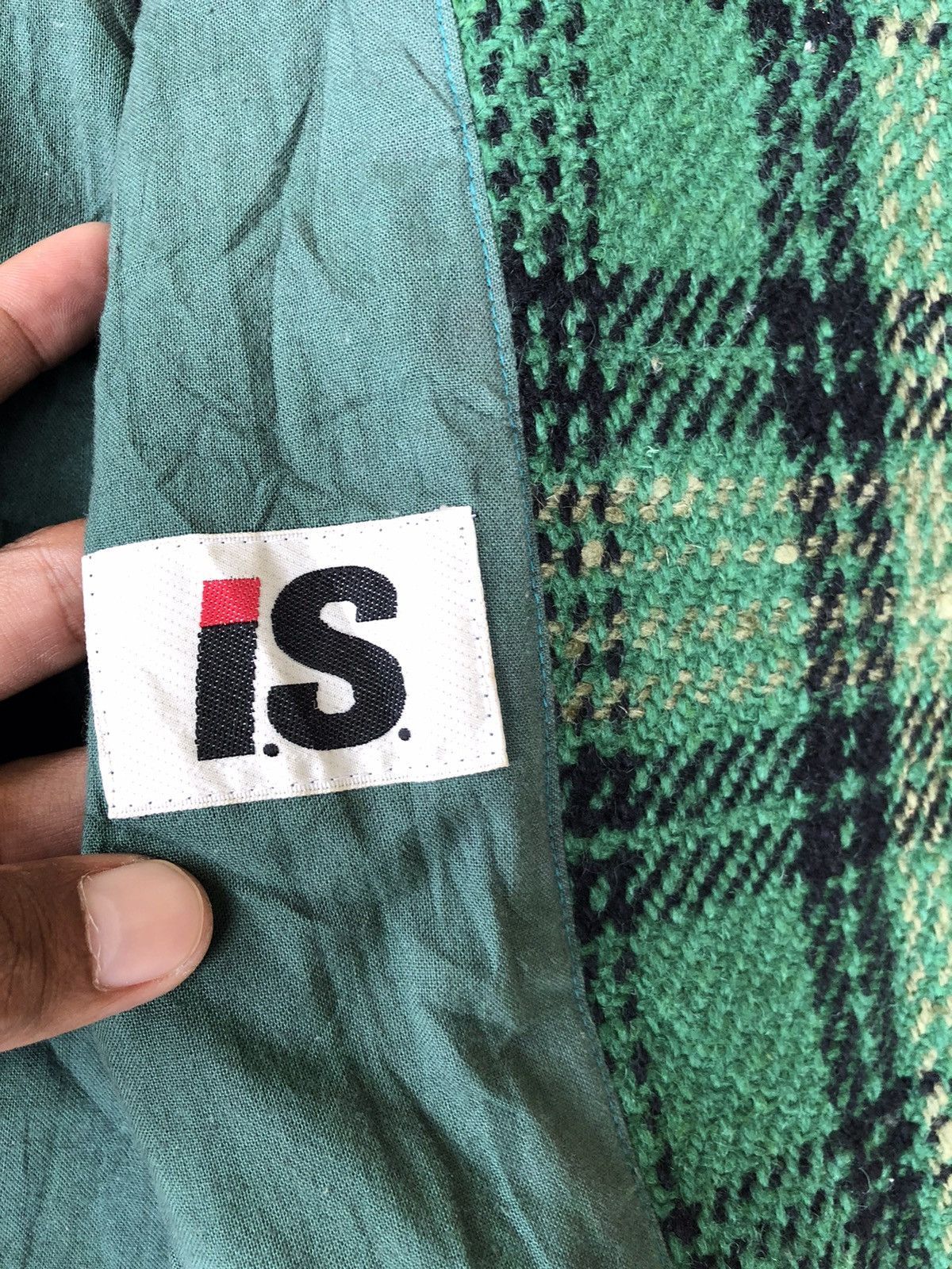 Issey Miyake 🔥RARE IS ISSEY MIYAKE CARE LABEL TARTAN WOOL COAT Size US M / EU 48-50 / 2 - 10 Thumbnail