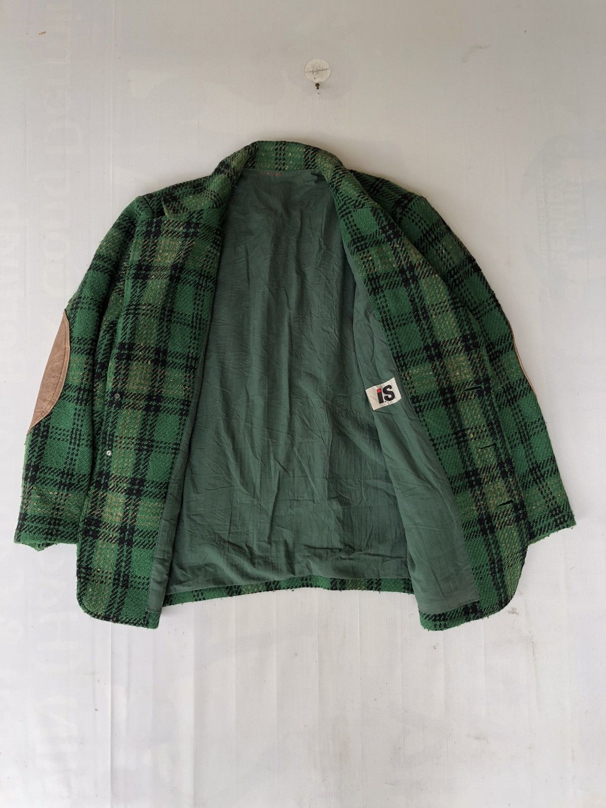 Issey Miyake 🔥RARE IS ISSEY MIYAKE CARE LABEL TARTAN WOOL COAT Size US M / EU 48-50 / 2 - 9 Thumbnail