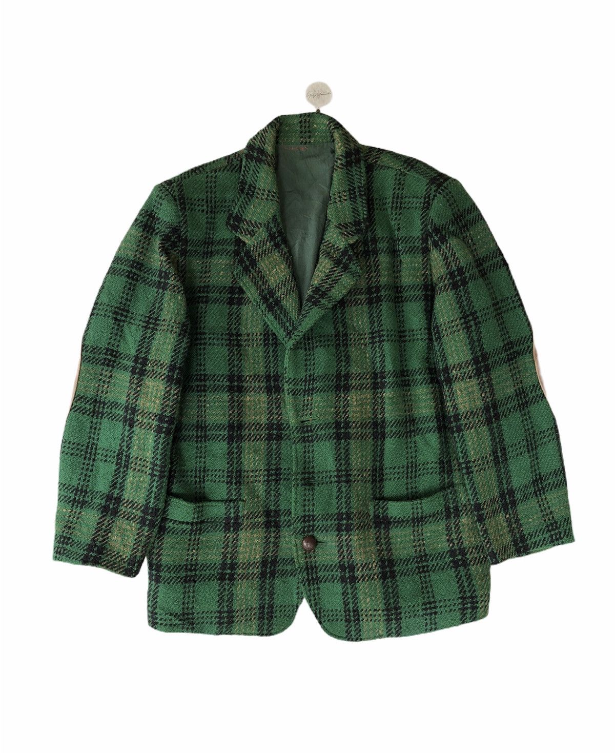 Issey Miyake 🔥RARE IS ISSEY MIYAKE CARE LABEL TARTAN WOOL COAT Size US M / EU 48-50 / 2 - 4 Thumbnail