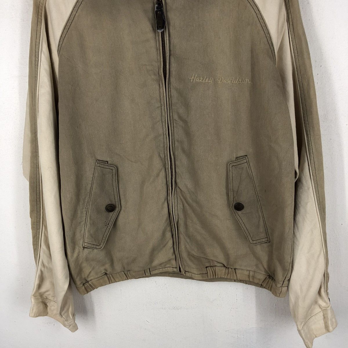 Harley Davidson RARE VINTAGE HARLEY DAVIDSON EMBROIDERY RIDERS JACKET Size US L / EU 52-54 / 3 - 5 Thumbnail