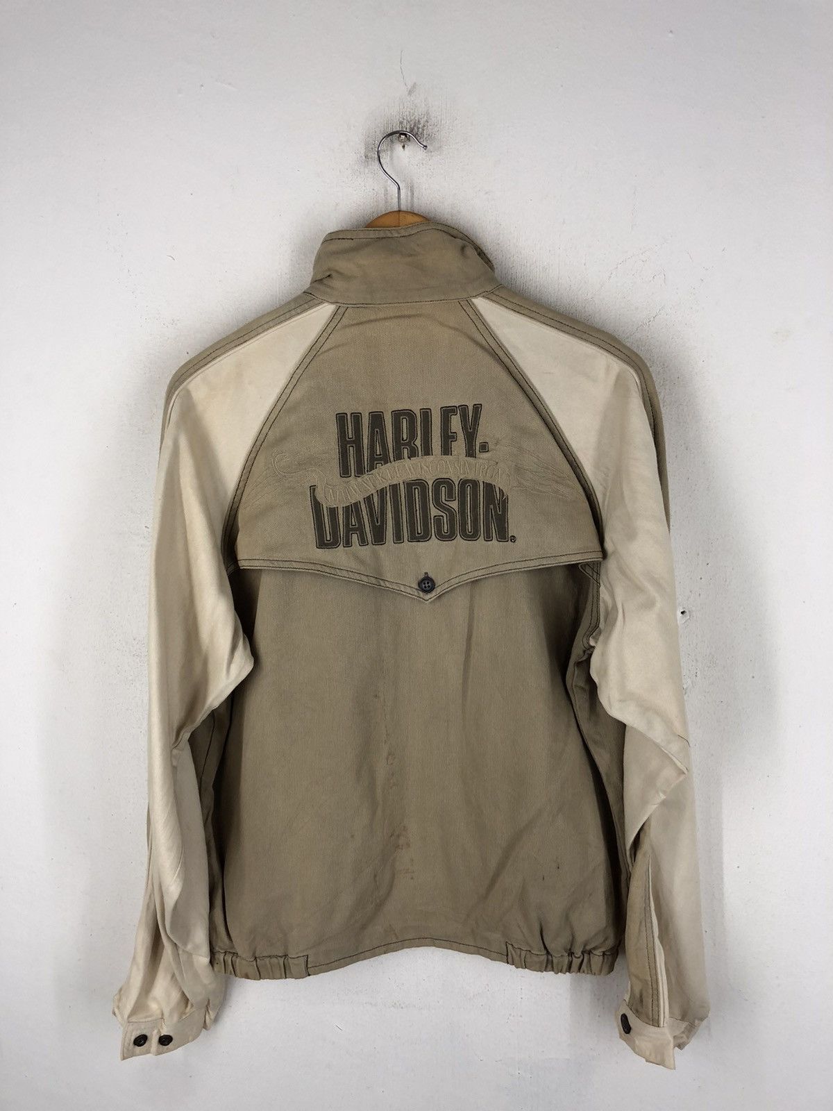Harley Davidson RARE VINTAGE HARLEY DAVIDSON EMBROIDERY RIDERS JACKET Size US L / EU 52-54 / 3 - 1 Thumbnail