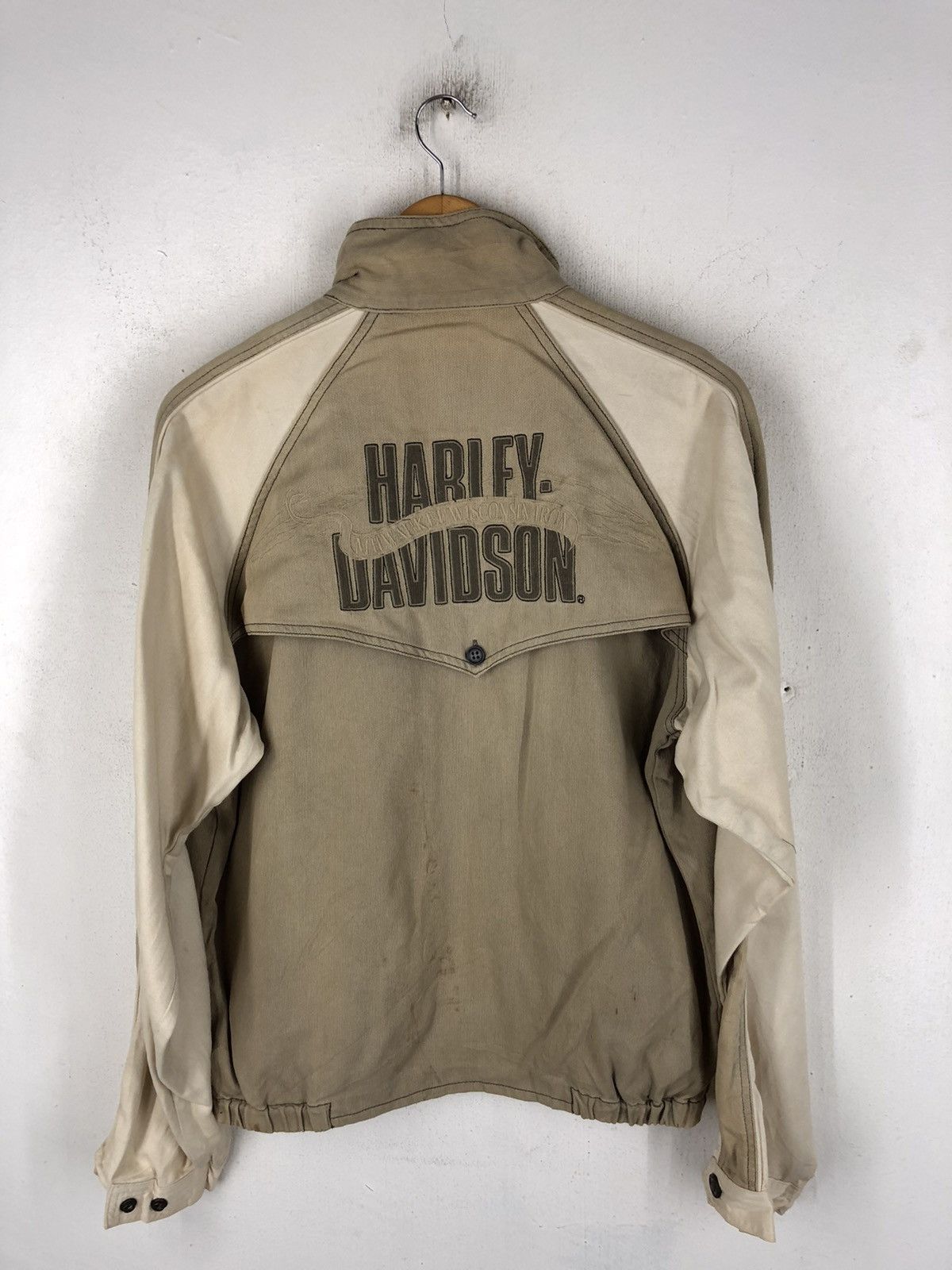 Harley Davidson RARE VINTAGE HARLEY DAVIDSON EMBROIDERY RIDERS JACKET Size US L / EU 52-54 / 3 - 3 Thumbnail