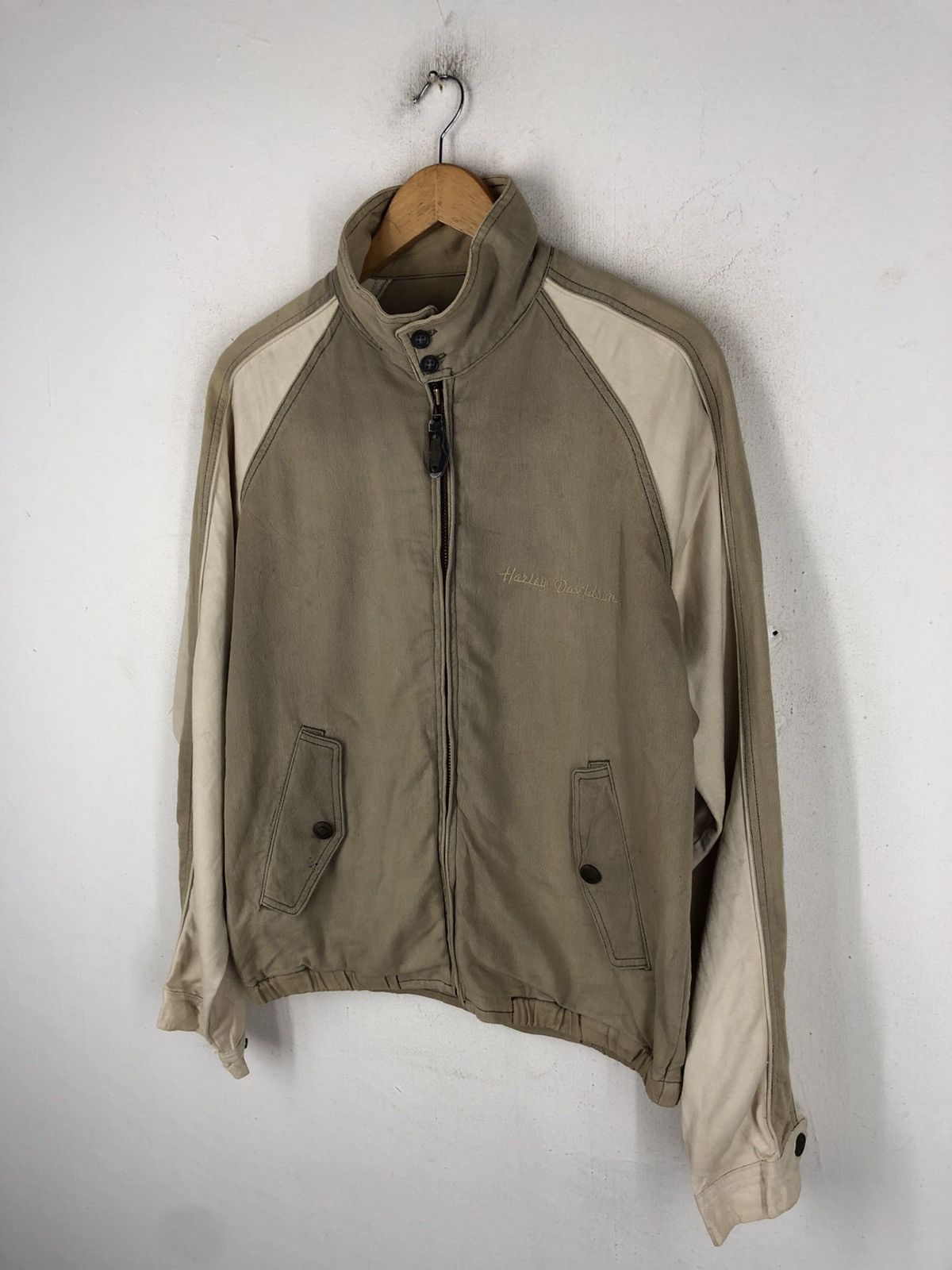 Harley Davidson RARE VINTAGE HARLEY DAVIDSON EMBROIDERY RIDERS JACKET Size US L / EU 52-54 / 3 - 6 Thumbnail