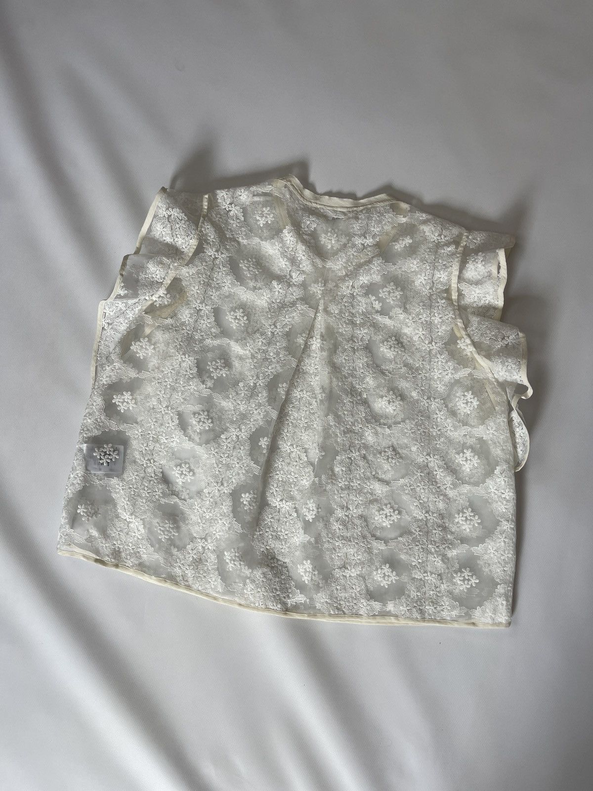 Sandro Sandro Paris white silk bias collar blouse shirt Size M / US 6-8 / IT 42-44 - 8 Thumbnail