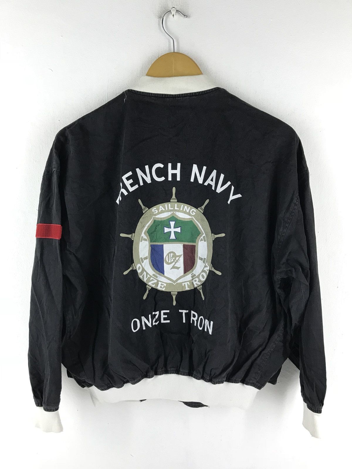 Japanese Brand 🔥FINAL DROP🔥Rare Vintage Onze Tron French Navy Sailing Size US M / EU 48-50 / 2 - 1 Thumbnail