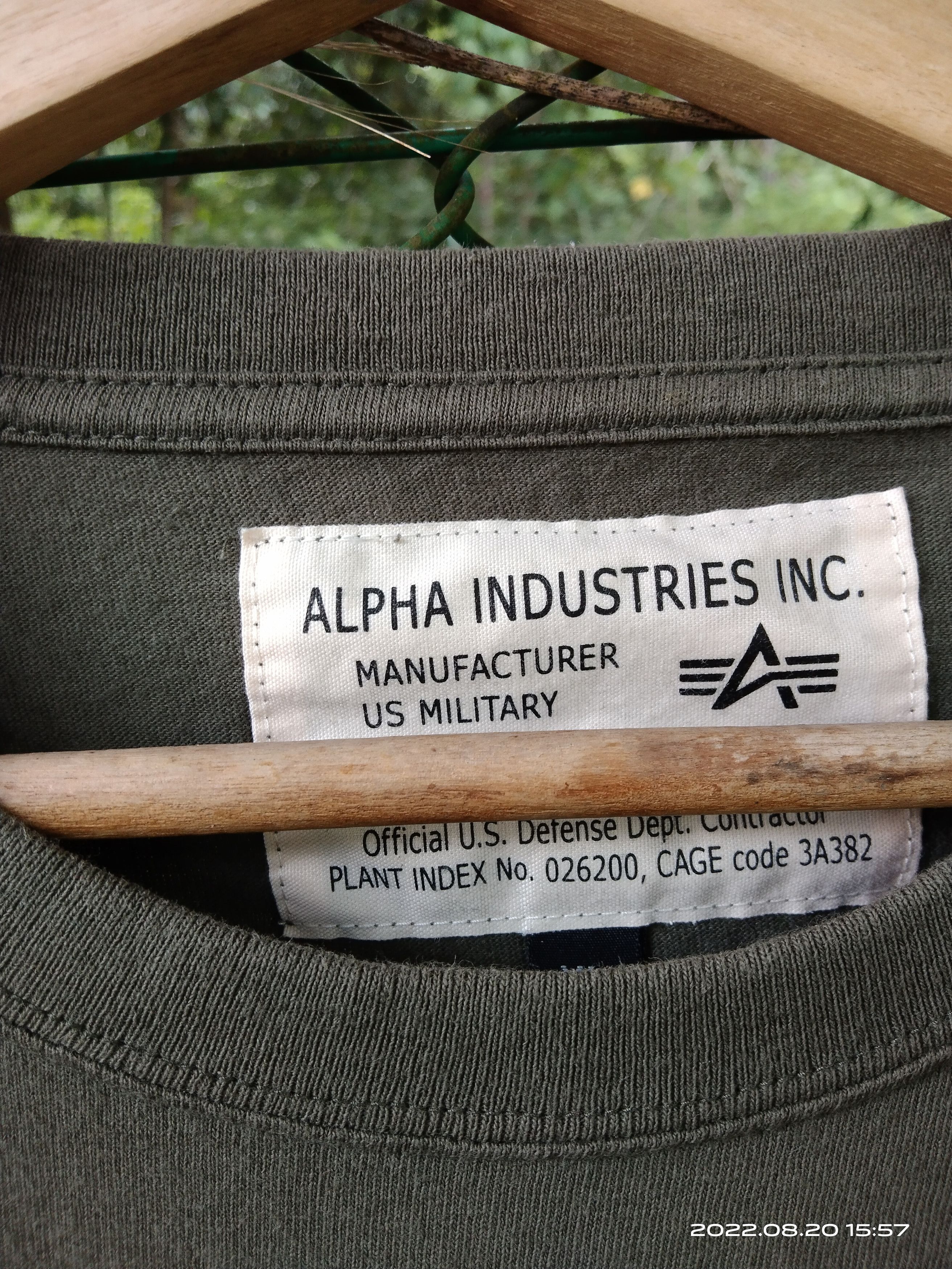 Alpha Industries ALPHA INDUSTRIES MILITARY KNOXVILLE TENNESSE U.S.A Size US L / EU 52-54 / 3 - 6 Thumbnail