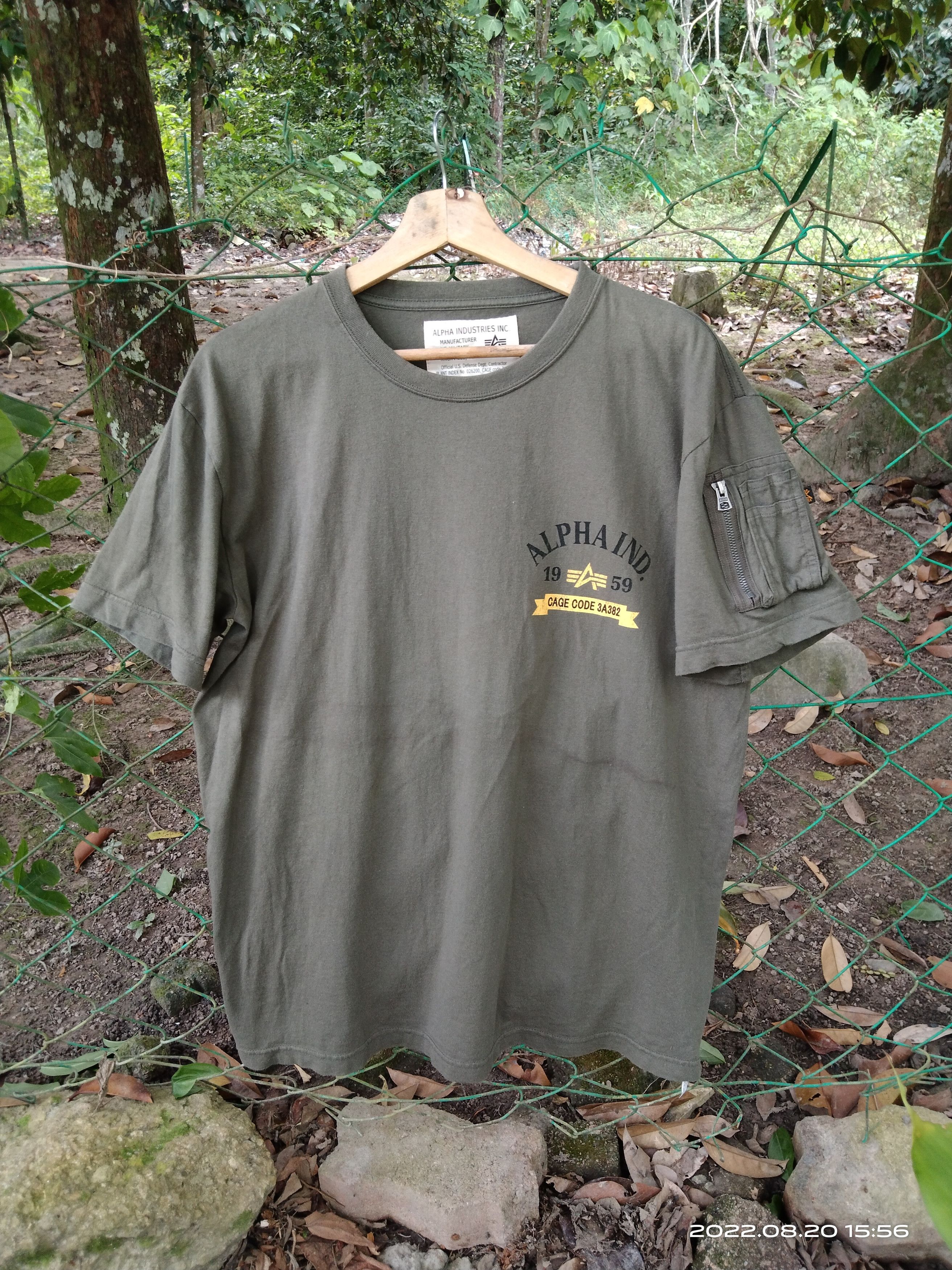 Alpha Industries ALPHA INDUSTRIES MILITARY KNOXVILLE TENNESSE U.S.A Size US L / EU 52-54 / 3 - 2 Thumbnail