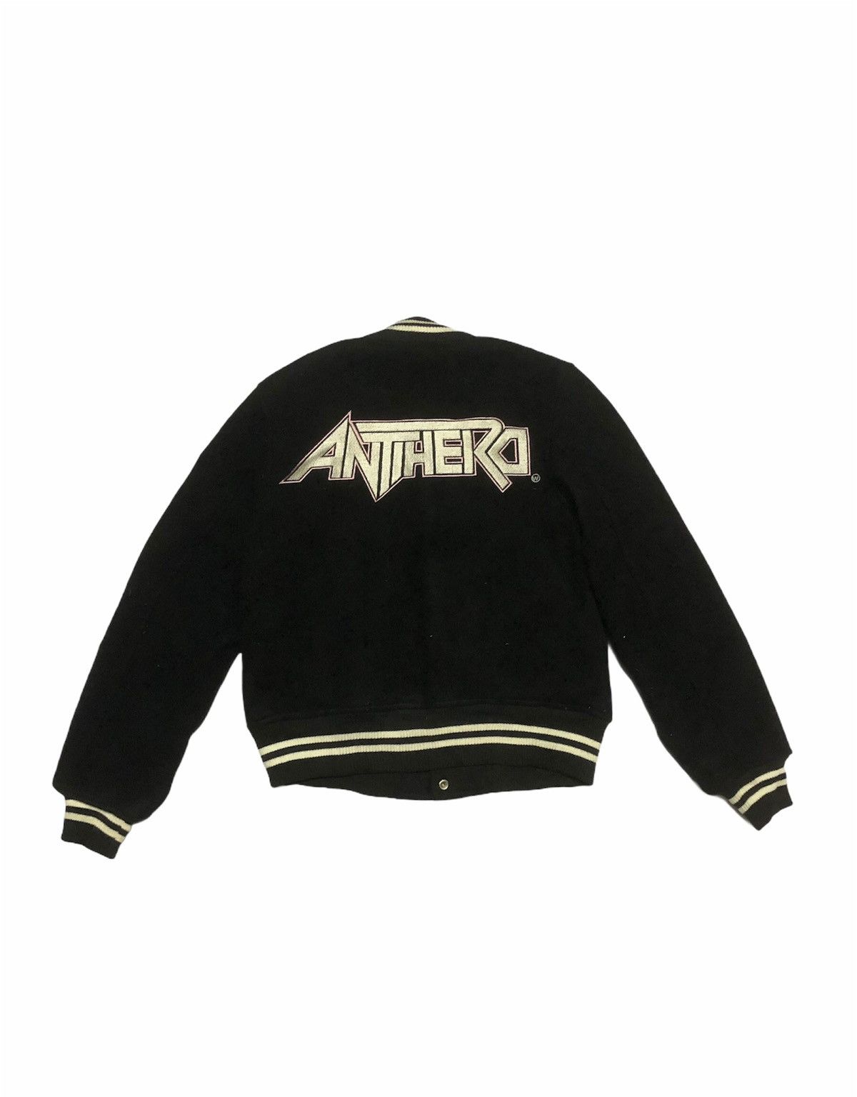 Antihero 🔥VINTAGE 90’s ANTIHERO SKATEBOARD BRAND VARSITY JACKET Size US S / EU 44-46 / 1 - 1 Thumbnail