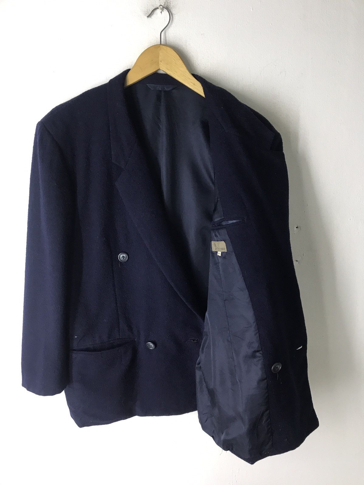 Yohji Yamamoto 🔥 VINTAGE Y'S YOHJI YAMAMOTO MEN WOOL OVERSIZED COAT JACKET Size US M / EU 48-50 / 2 - 9 Thumbnail