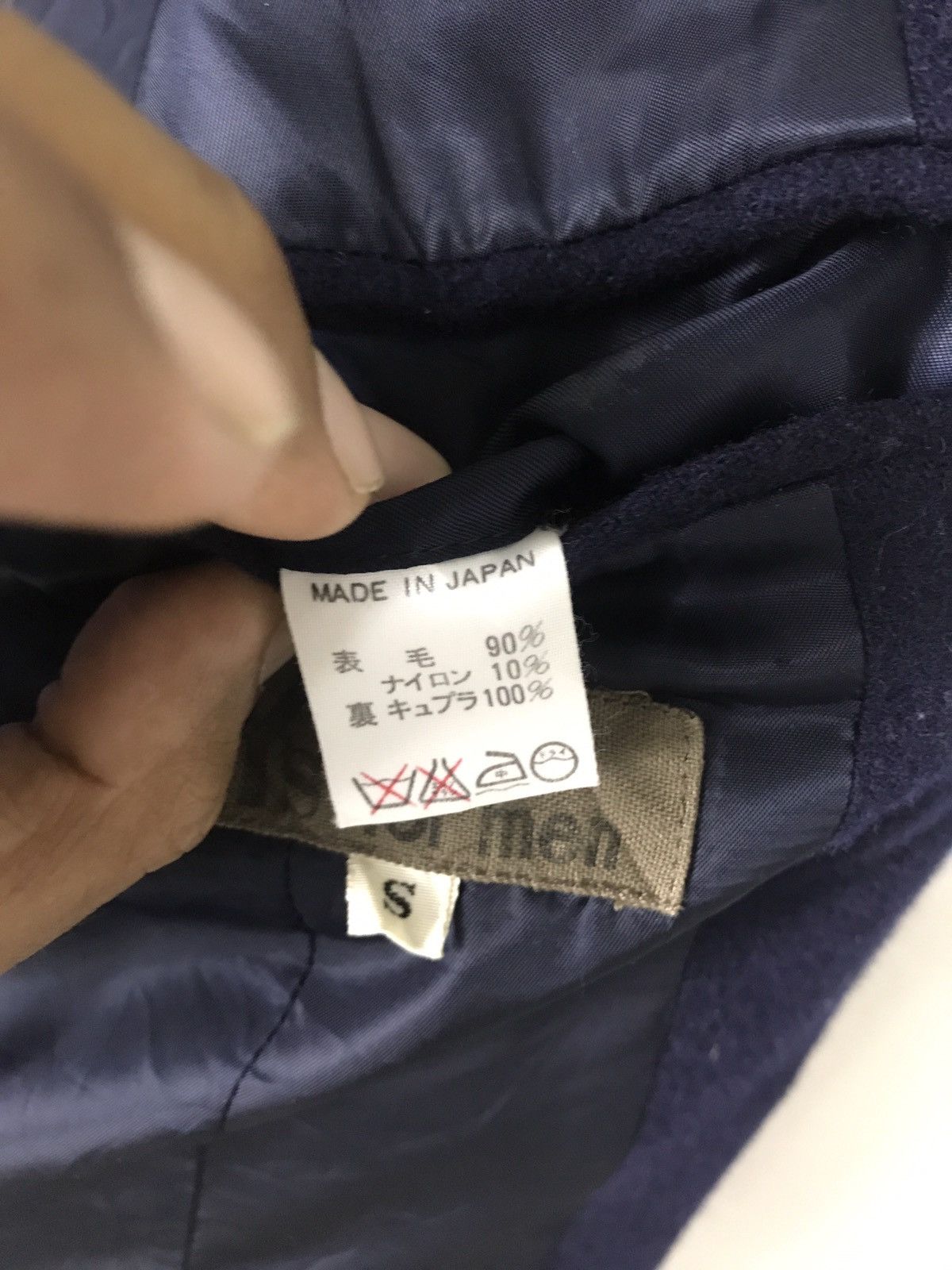 Yohji Yamamoto 🔥 VINTAGE Y'S YOHJI YAMAMOTO MEN WOOL OVERSIZED COAT JACKET Size US M / EU 48-50 / 2 - 13 Thumbnail