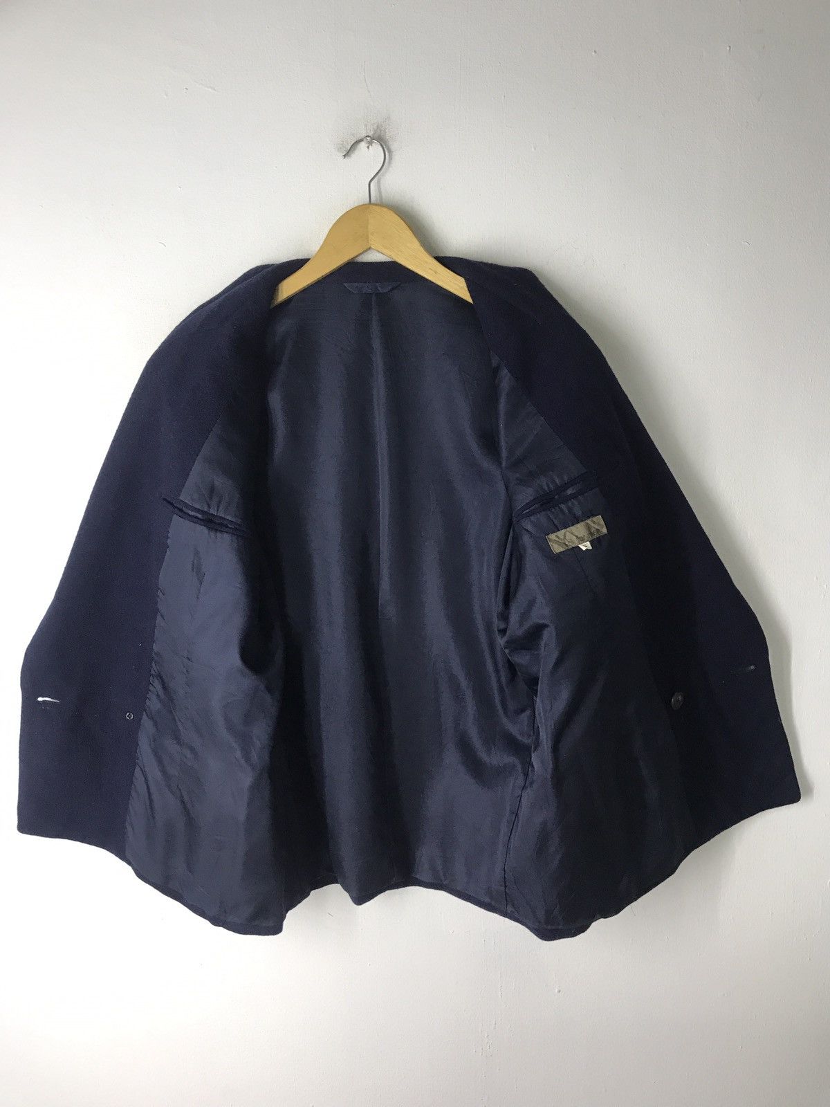 Yohji Yamamoto 🔥 VINTAGE Y'S YOHJI YAMAMOTO MEN WOOL OVERSIZED COAT JACKET Size US M / EU 48-50 / 2 - 11 Thumbnail