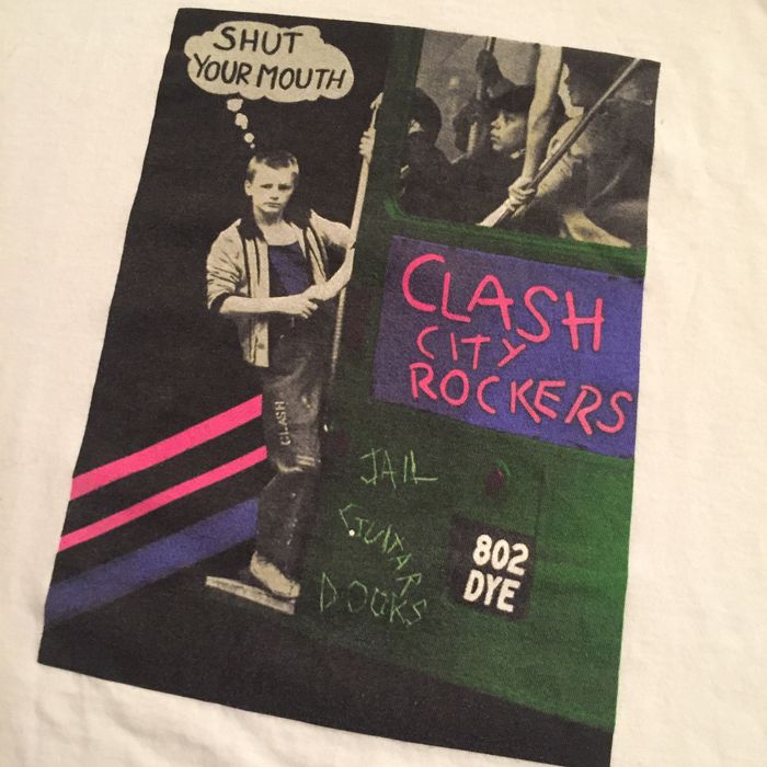 Supreme SS10 2010 SUPREME SHUT YOUR MOUTH CLASH CITY ROCKERS TEE IN WHITE Size US XL / EU 56 / 4 - 2 Preview