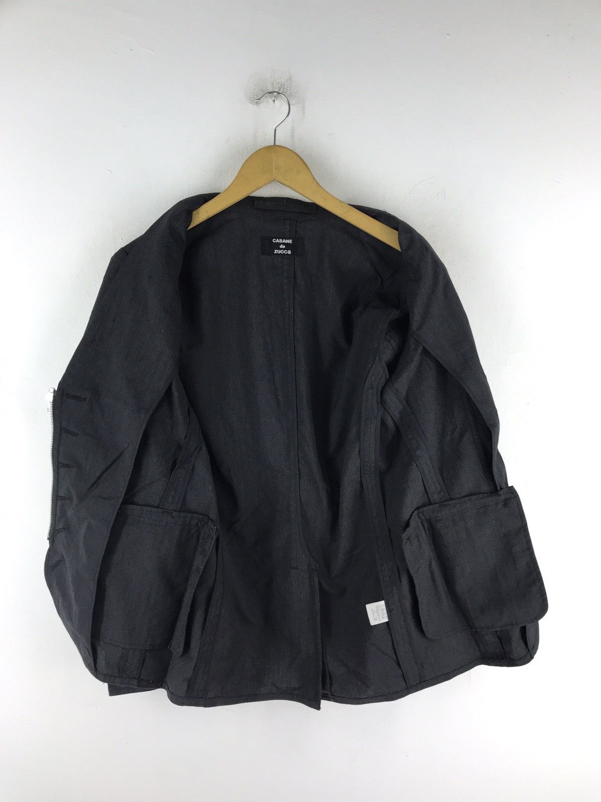 CABANE de ZUCCa CABANE DE ZUCCA UNTRUCTURED BUTTON ZIPPER MASE IN JAPAN Size US M / EU 48-50 / 2 - 8 Thumbnail