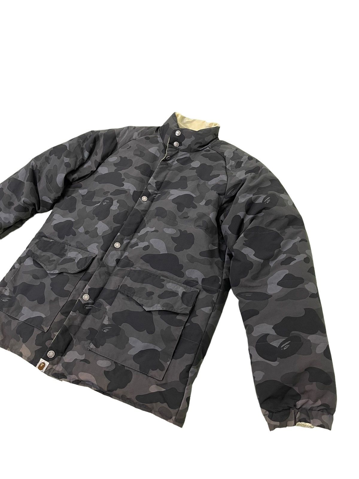 Bape × Nigo Reversible Bape First Camo Down Jacket Bathing Ape 4🟩5 Size US L / EU 52-54 / 3 - 6 Thumbnail