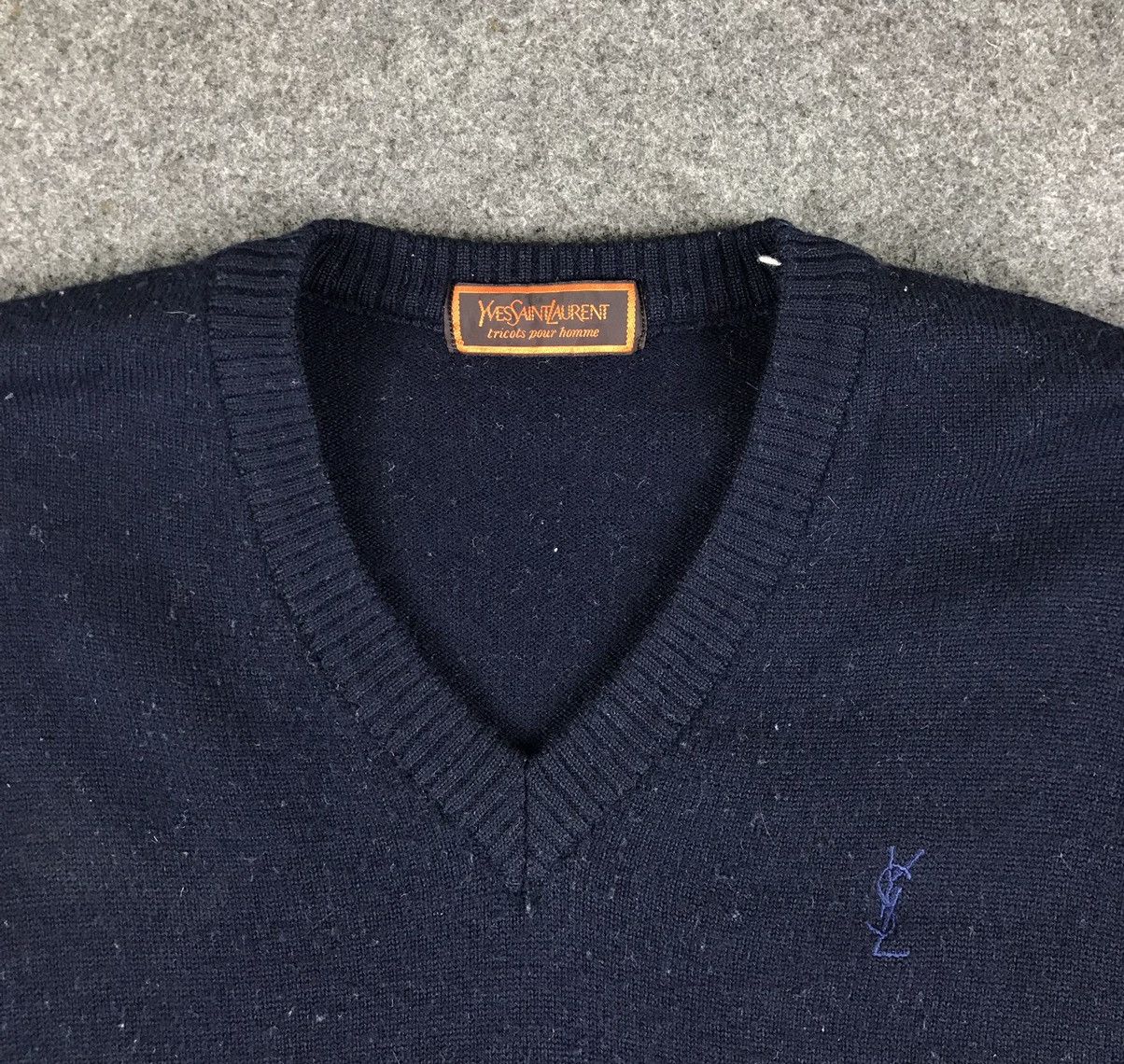 Vintage × Yves Saint Laurent Yves Saint Laurent knitwear small logo Size US S / EU 44-46 / 1 - 3 Thumbnail