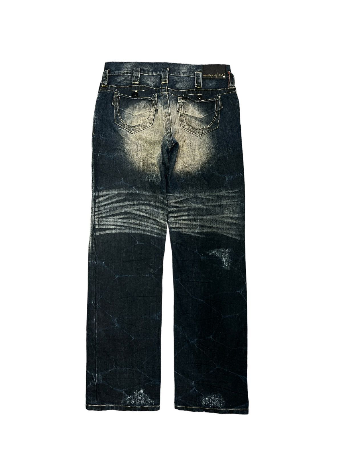 Japanese Brand × Vintage GRAIL🔥JAPANESE BRAND ARMYOFNO DISTRESSED DENIM PANT Size US 31 - 6 Thumbnail