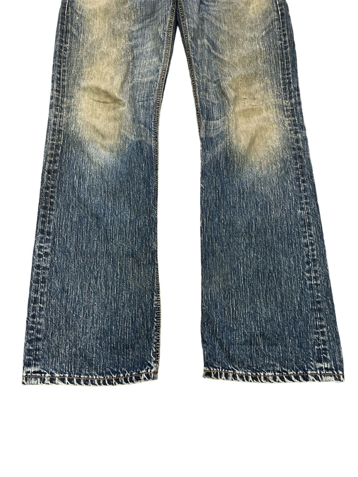 Vintage FLARED💥EDWIN 503 DISTRESSED DENIM PANT Size US 31 - 4 Thumbnail