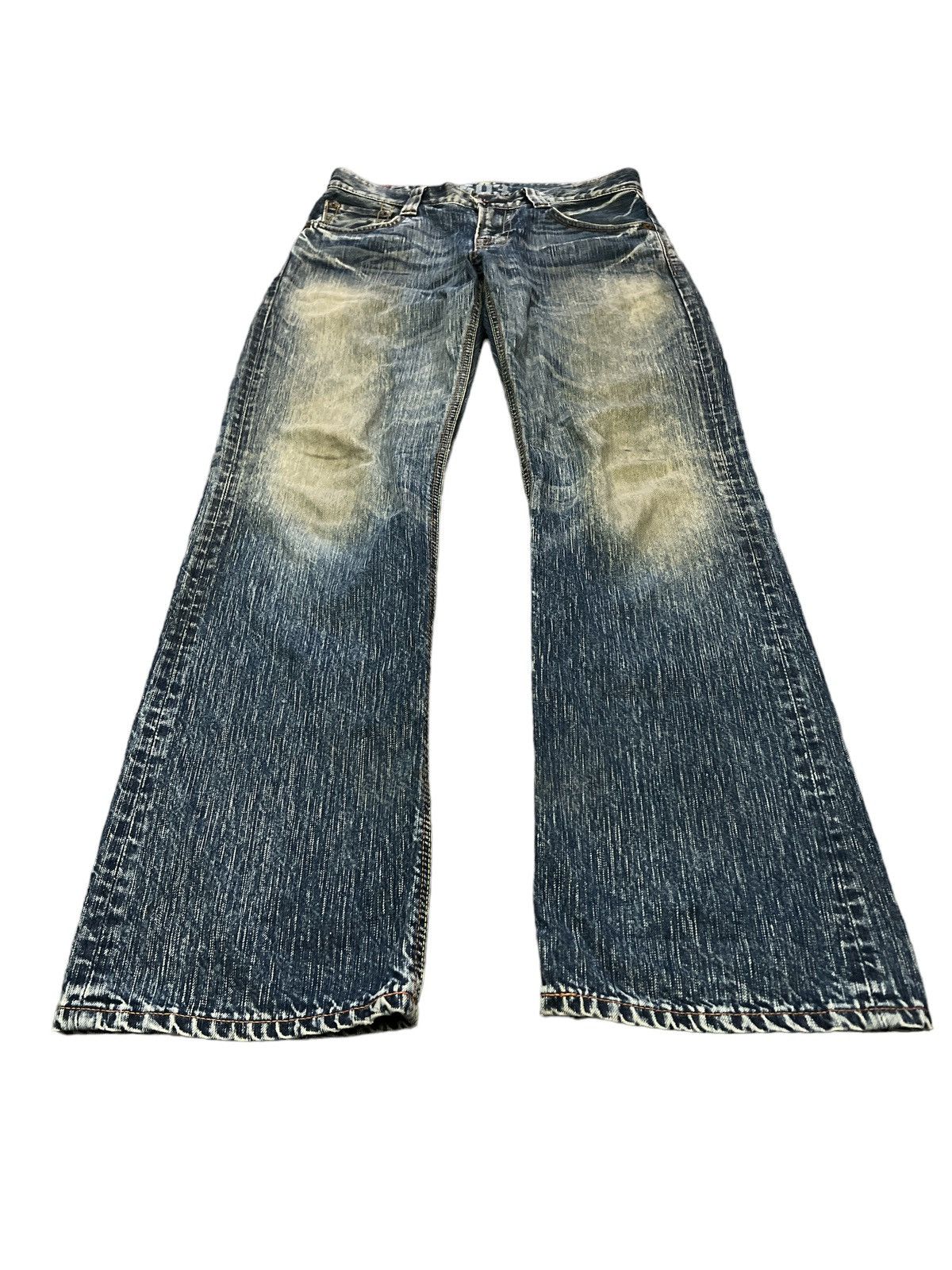 Vintage FLARED💥EDWIN 503 DISTRESSED DENIM PANT Size US 31 - 2 Thumbnail