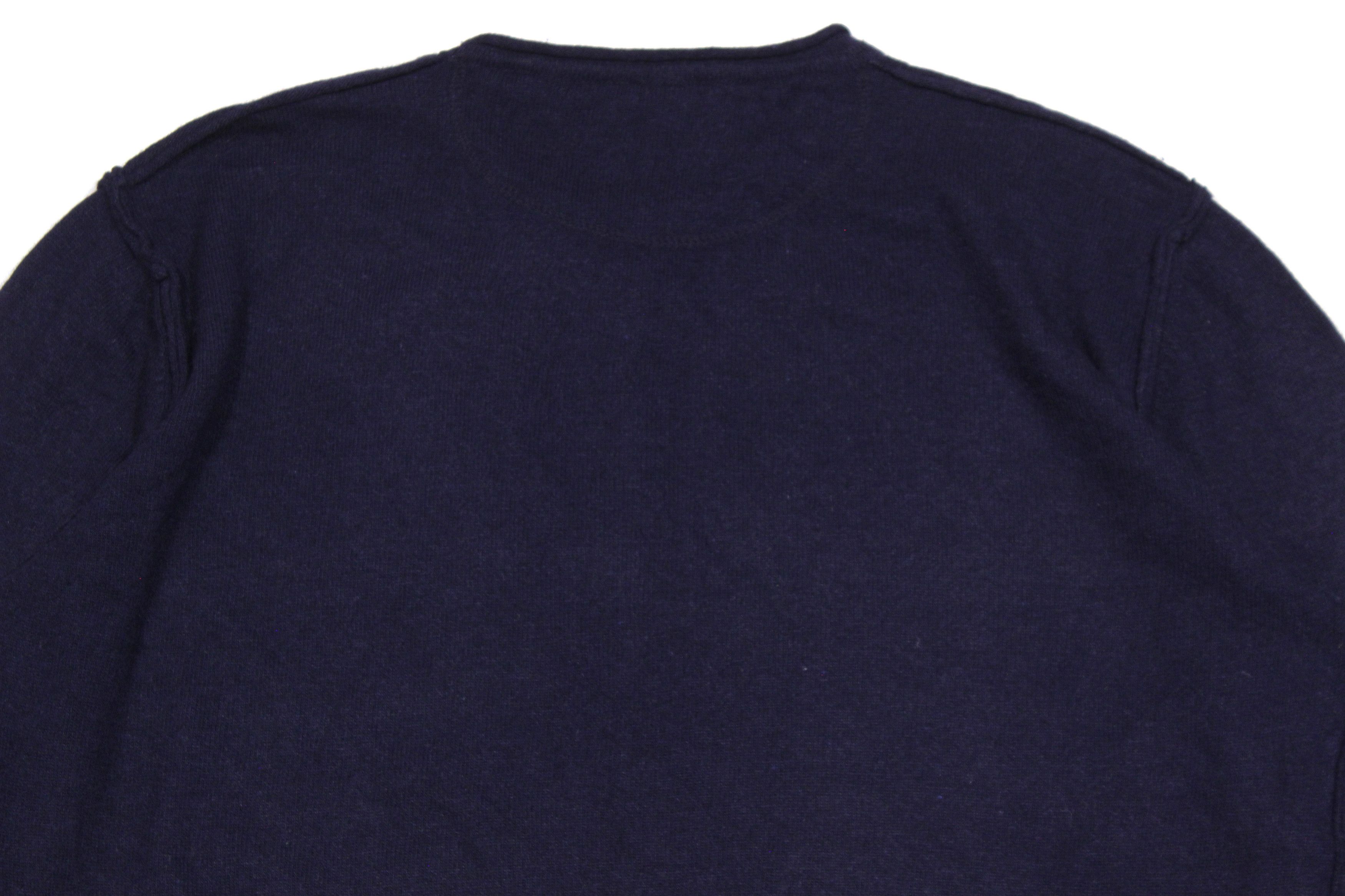 Versace Big Logo Wool Sweater Vintage Size US XL / EU 56 / 4 - 5 Thumbnail