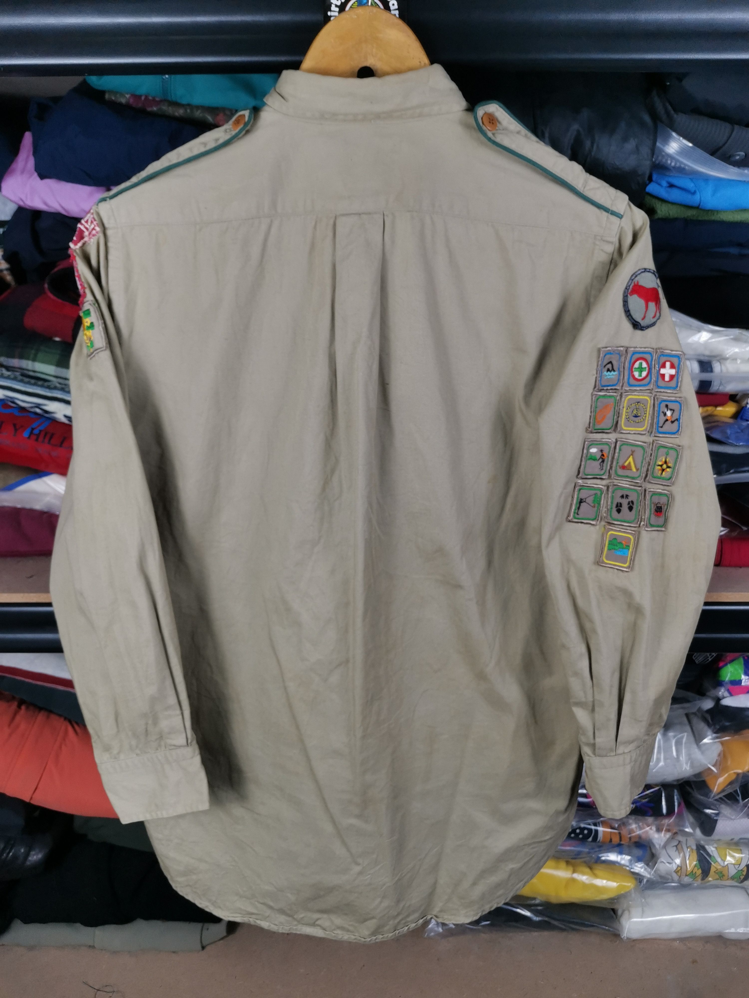 Polo Ralph Lauren Vintage 90s Ralph Lauren Boy Scout Of Nippon Shirt Size US M / EU 48-50 / 2 - 4 Thumbnail