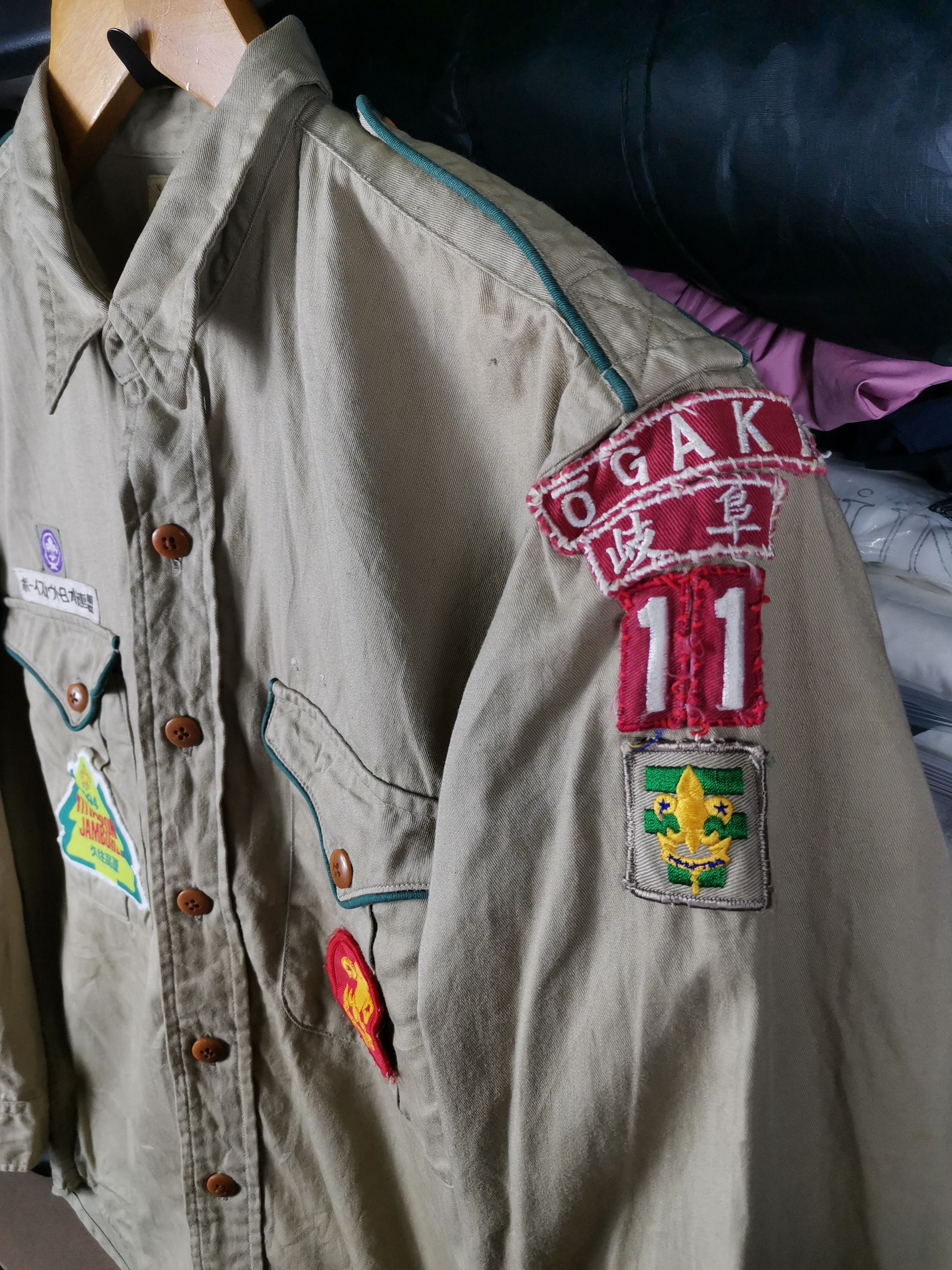 Polo Ralph Lauren Vintage 90s Ralph Lauren Boy Scout Of Nippon Shirt Size US M / EU 48-50 / 2 - 2 Thumbnail