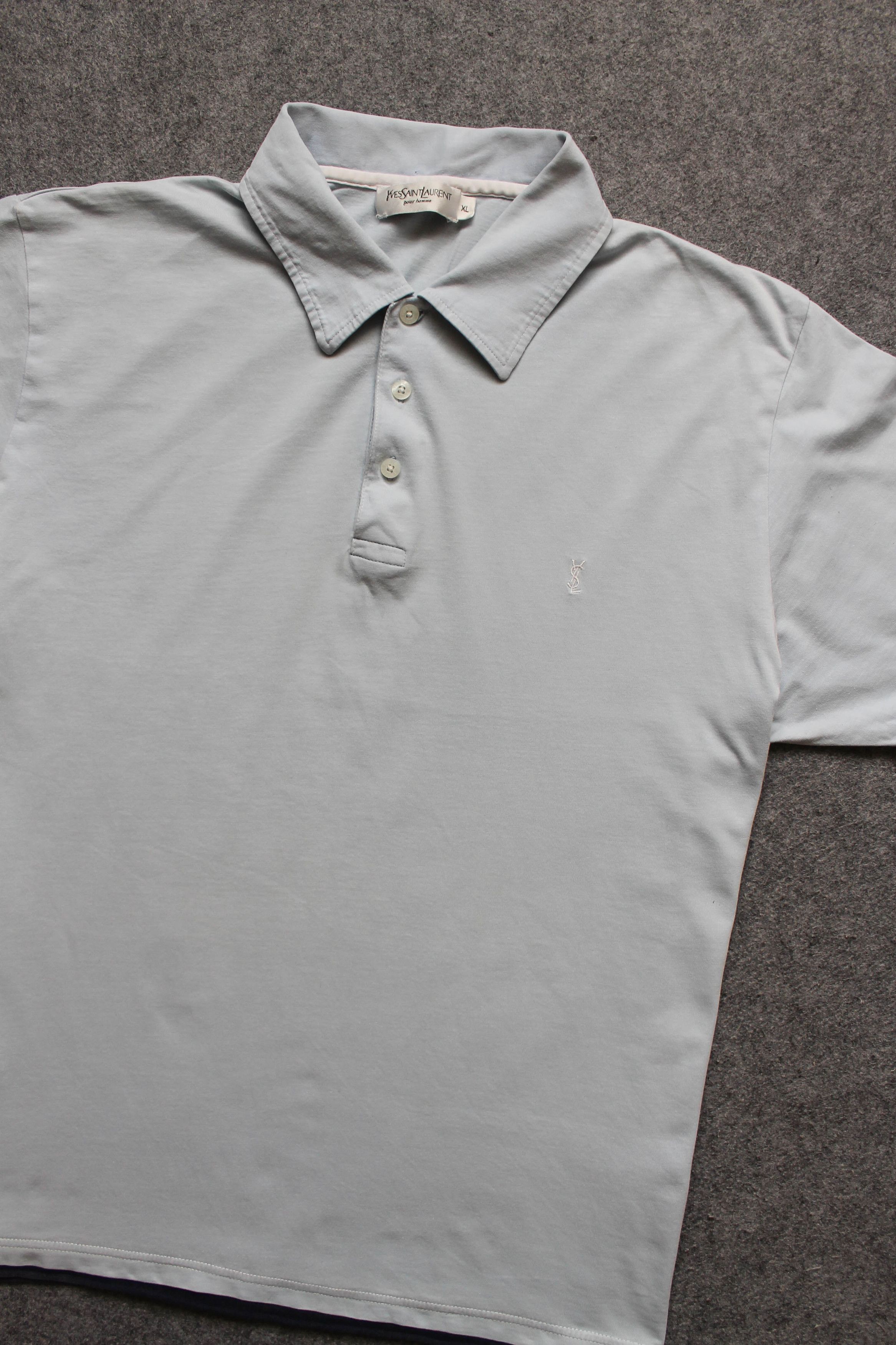 Yves Saint Laurent Yves Saint Laurent Pour Homme mens YSL Logo polo Size US XL / EU 56 / 4 - 2 Thumbnail