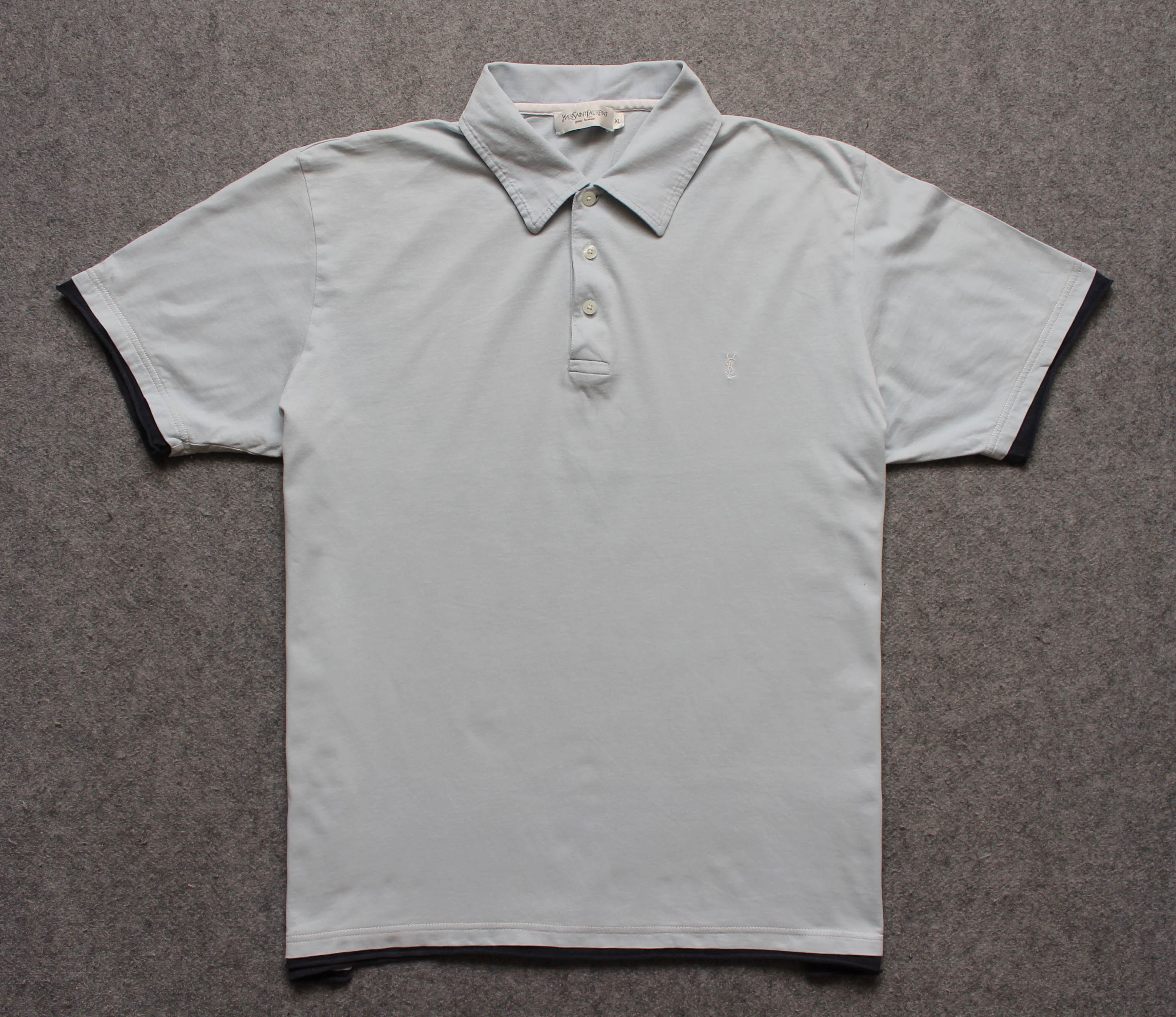 Yves Saint Laurent Yves Saint Laurent Pour Homme mens YSL Logo polo Size US XL / EU 56 / 4 - 1 Thumbnail