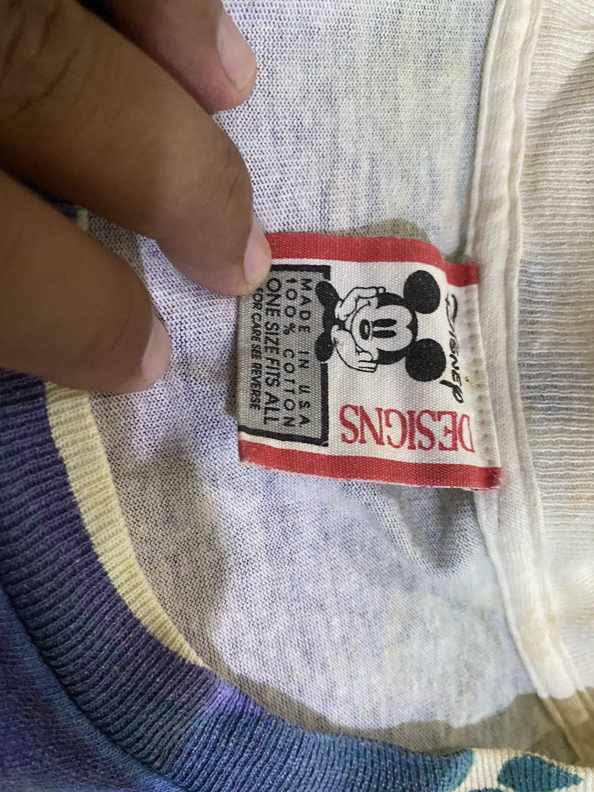 Disney × Mickey Mouse × Vintage VINTAGE BLIZZARD BEACH DISNEY CARTOON FULL PRINT DESIGN Size US XL / EU 56 / 4 - 5 Thumbnail