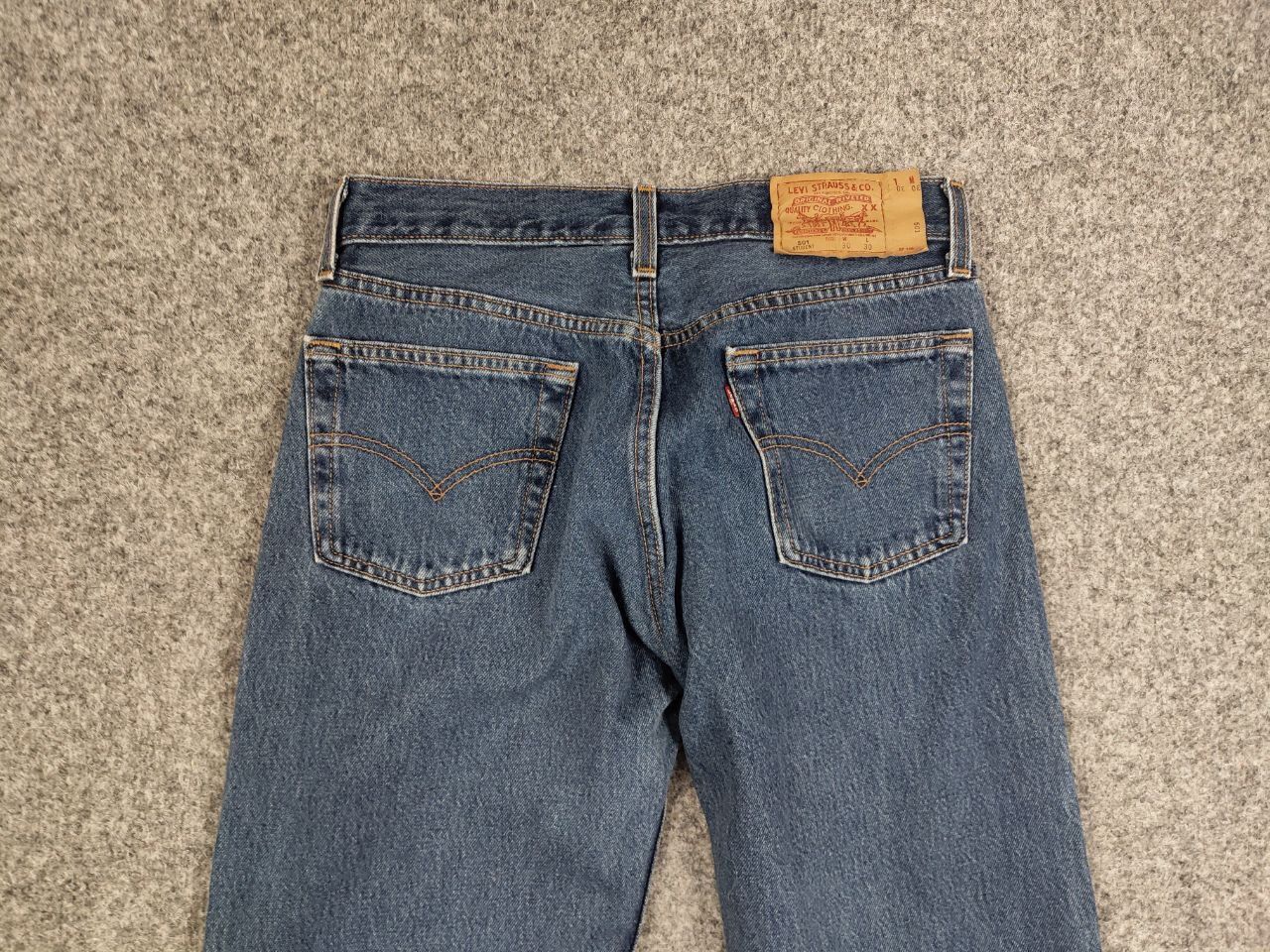 Levi's Vintage 90's levis 501 student Blue Denim Jeans Made in USA Size 30" / US 8 / IT 44 - 15 Thumbnail