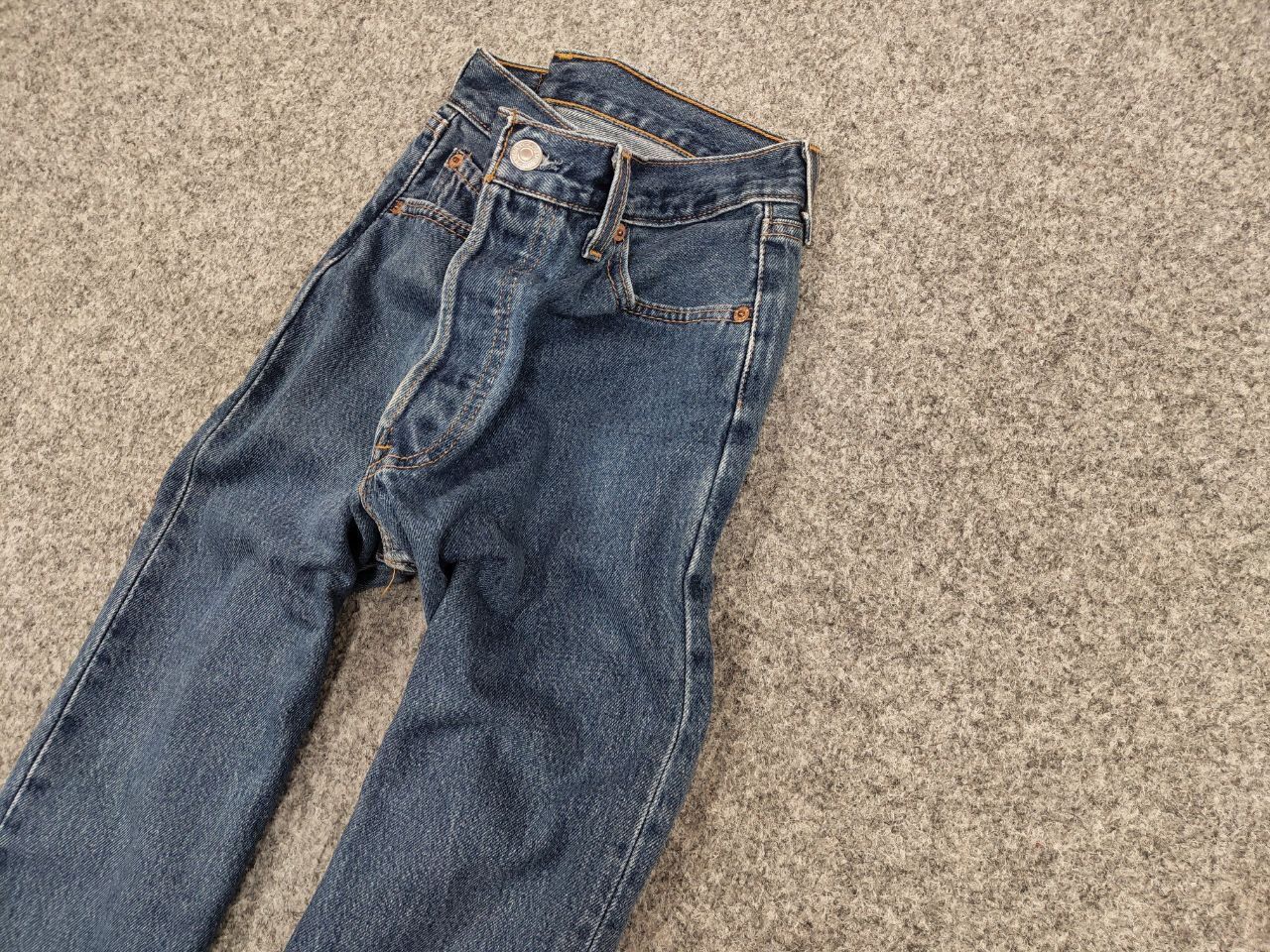 Levi's Vintage 90's levis 501 student Blue Denim Jeans Made in USA Size 30" / US 8 / IT 44 - 4 Thumbnail