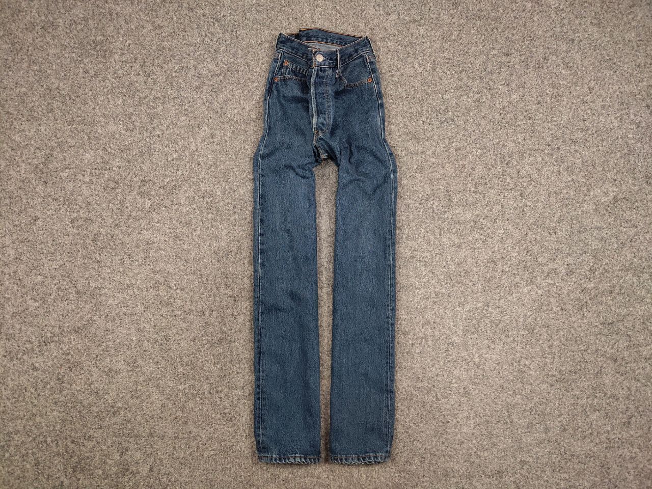 Levi's Vintage 90's levis 501 student Blue Denim Jeans Made in USA Size 30" / US 8 / IT 44 - 1 Thumbnail