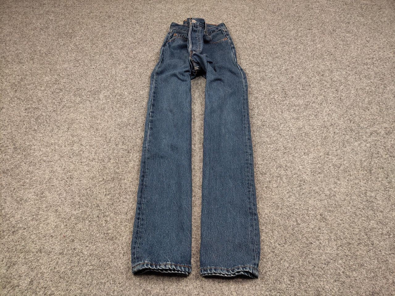 Levi's Vintage 90's levis 501 student Blue Denim Jeans Made in USA Size 30" / US 8 / IT 44 - 2 Thumbnail