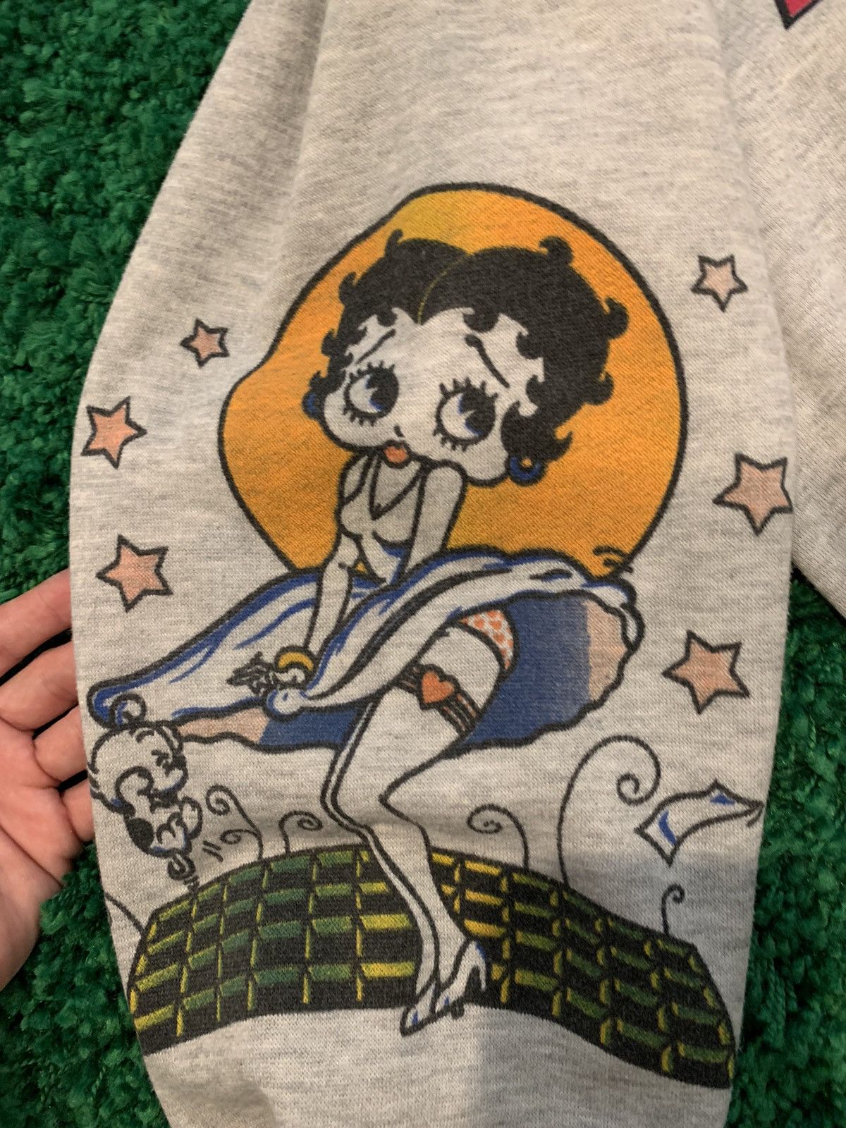 Vintage 90s Betty Boop Hoodie Size US L / EU 52-54 / 3 - 4 Thumbnail