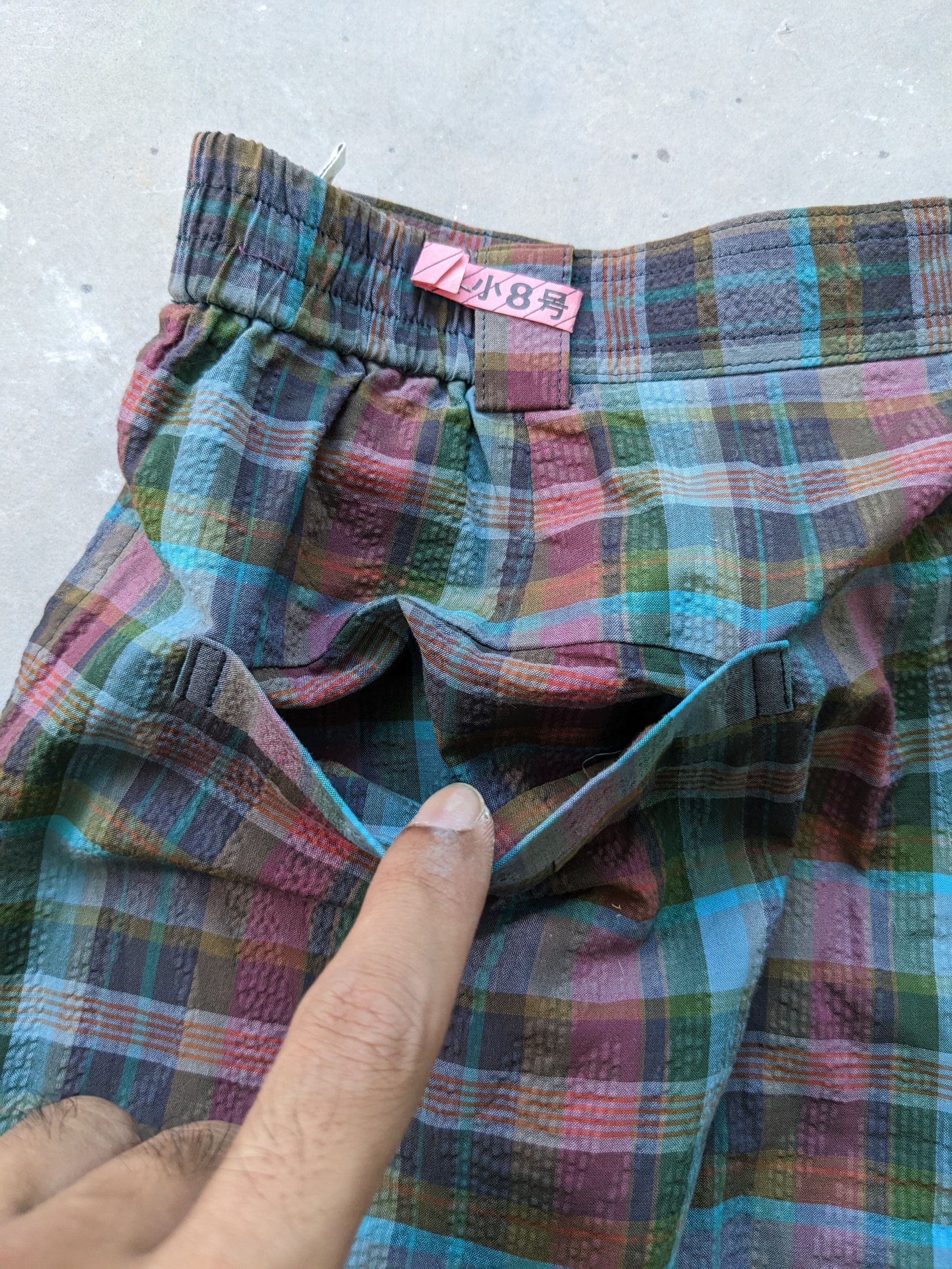 Christian Dior Monsieur × Designer Christian Dior Checkered Pants Punk Style Size 25" / US 0 / IT 36 - 14 Thumbnail