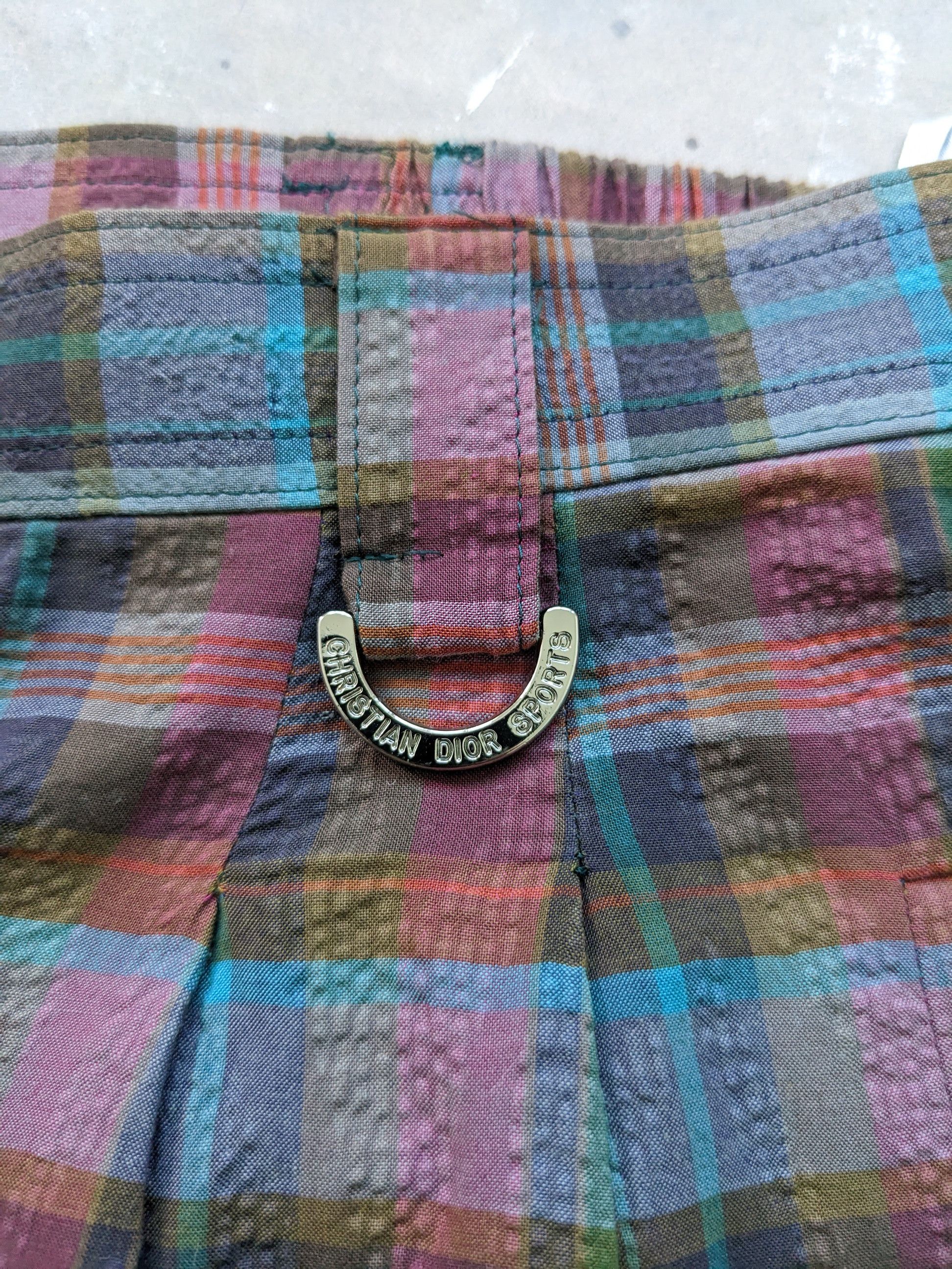 Christian Dior Monsieur × Designer Christian Dior Checkered Pants Punk Style Size 25" / US 0 / IT 36 - 5 Thumbnail