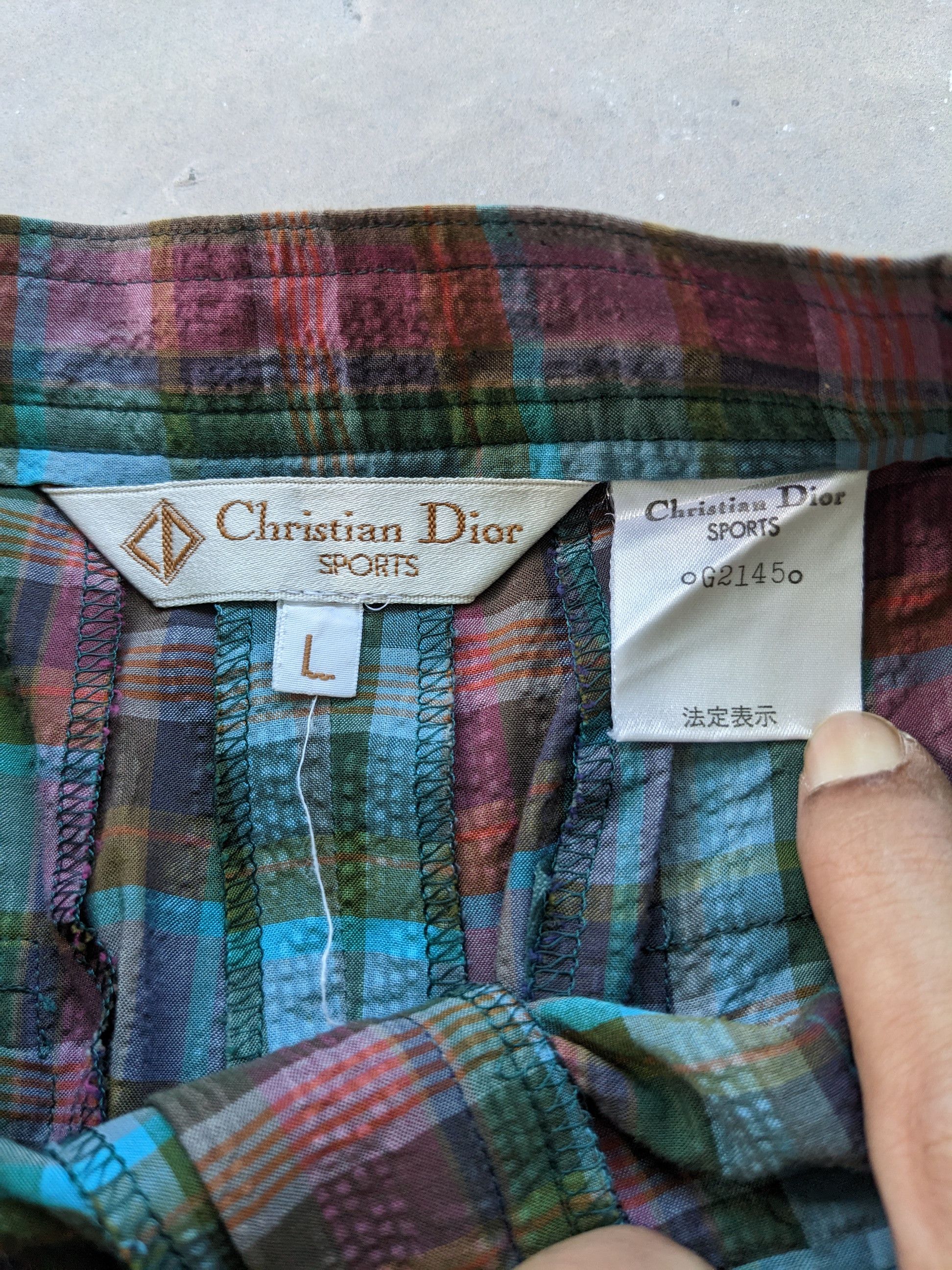 Christian Dior Monsieur × Designer Christian Dior Checkered Pants Punk Style Size 25" / US 0 / IT 36 - 3 Thumbnail