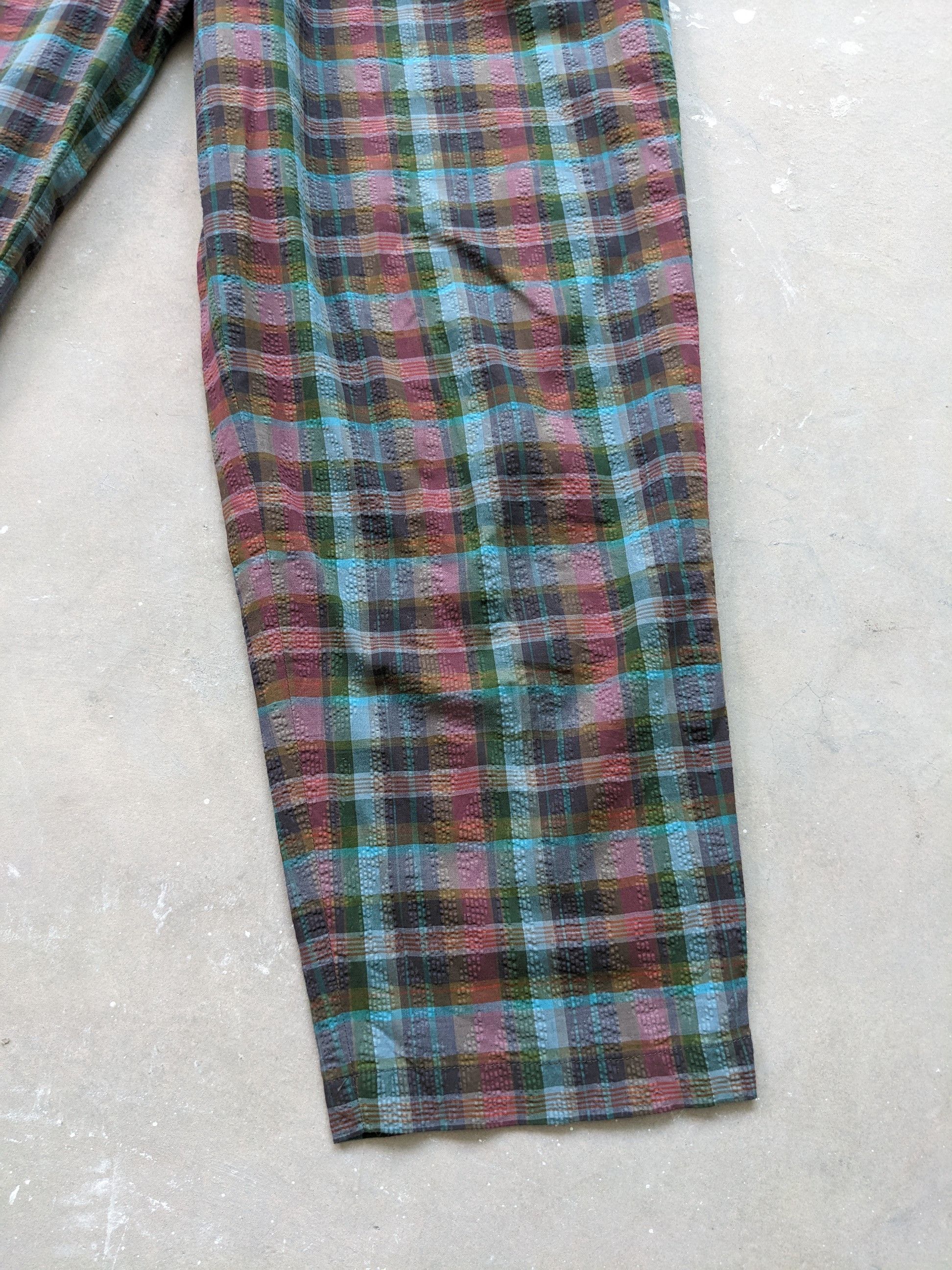 Christian Dior Monsieur × Designer Christian Dior Checkered Pants Punk Style Size 25" / US 0 / IT 36 - 7 Thumbnail