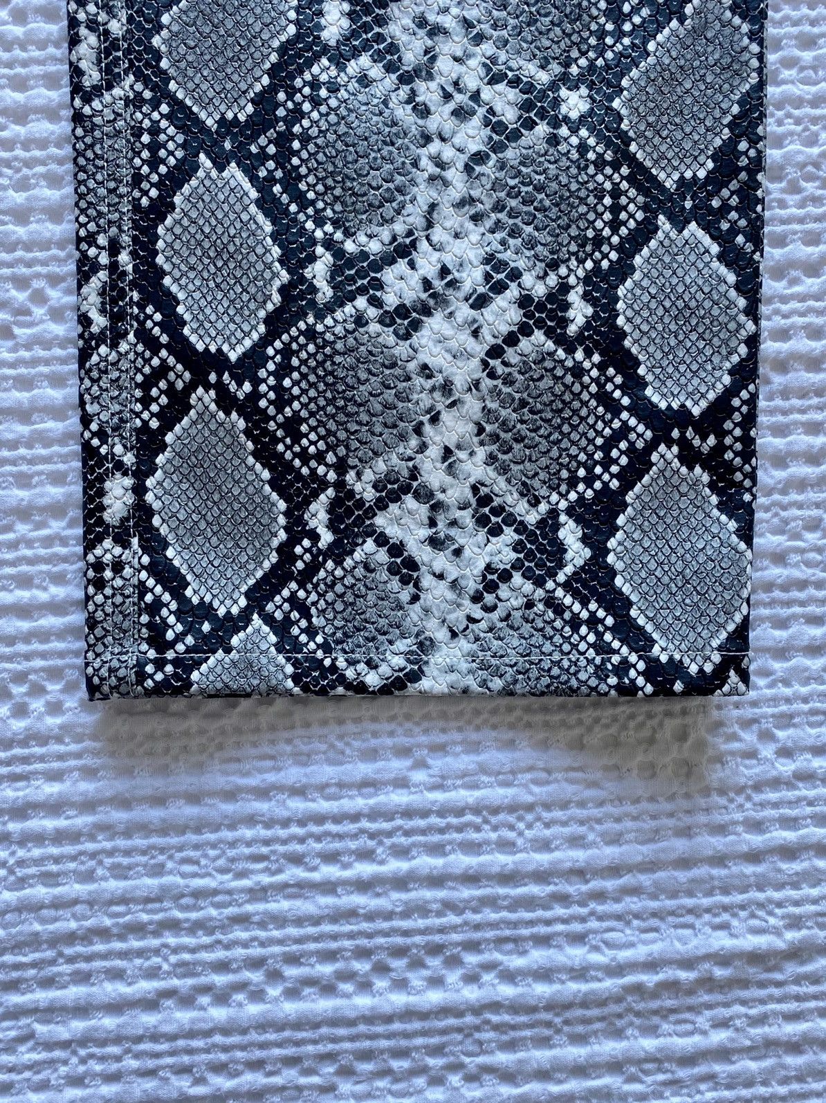 Opening Ceremony Men's Gray Faux-snakeskin pants Size US 30 / EU 46 - 5 Thumbnail
