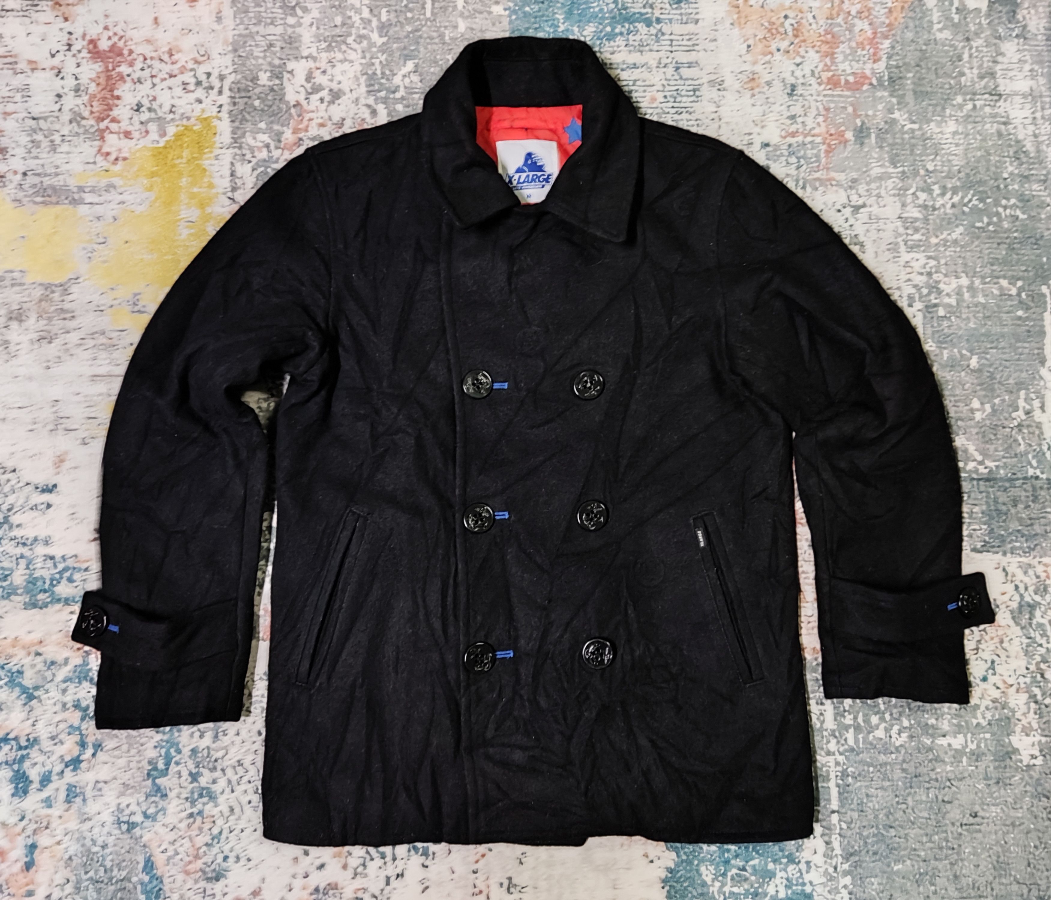 Alpha Industries × Hysteric Glamour × Xlarge X-Large Los Angeles X Alpha Industries Pea Coat Size US M / EU 48-50 / 2 - 2 Thumbnail