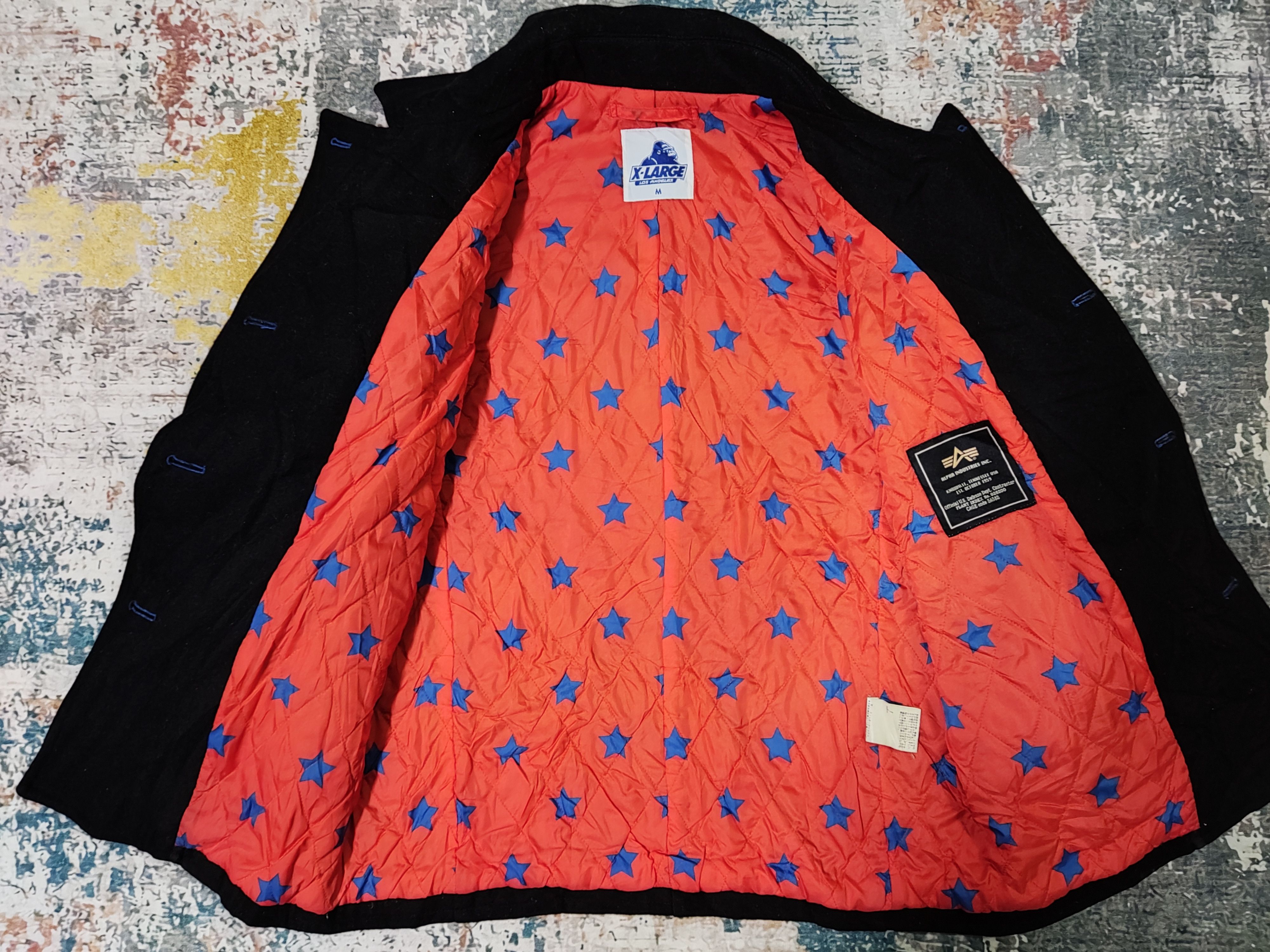 Alpha Industries × Hysteric Glamour × Xlarge X-Large Los Angeles X Alpha Industries Pea Coat Size US M / EU 48-50 / 2 - 1 Thumbnail