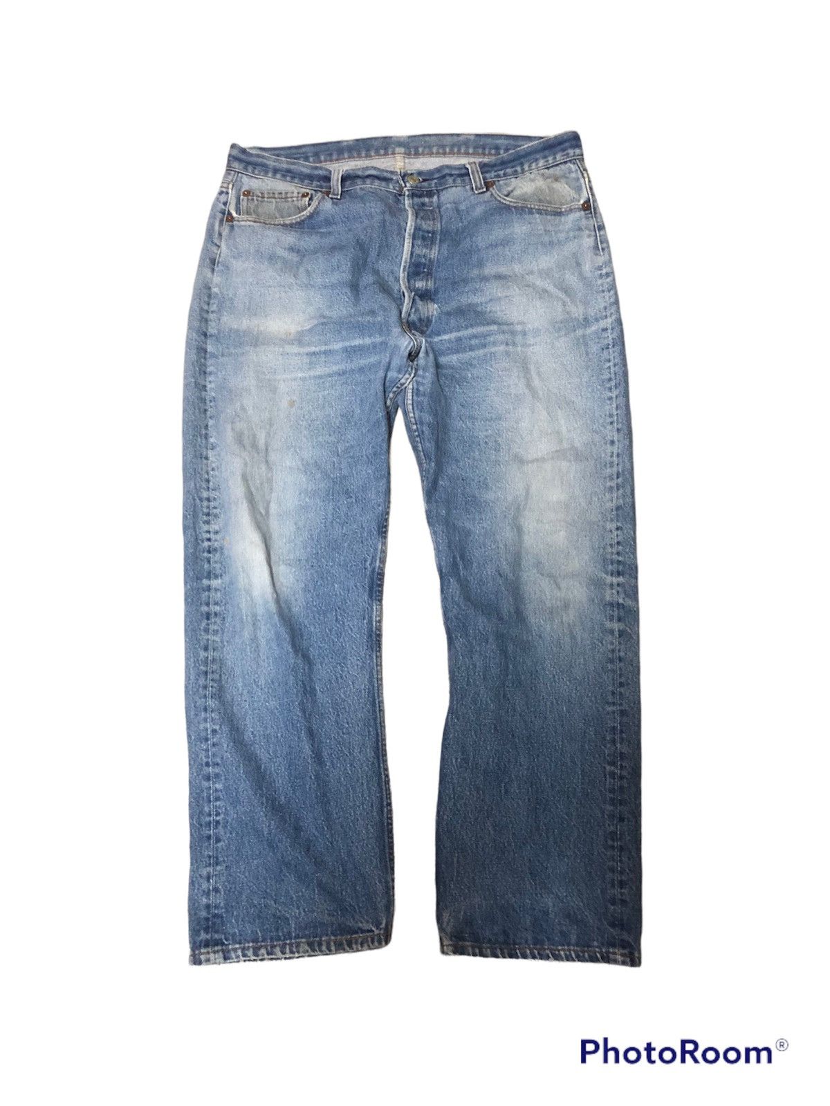 image of Levis x Levis Vintage Clothing Vintage Levi’S 501 in Bluefaded, Men's (Size 38)