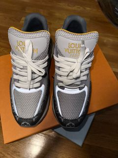 Louis Vuitton LV Run Away Trainers new Grey Leather ref.495293